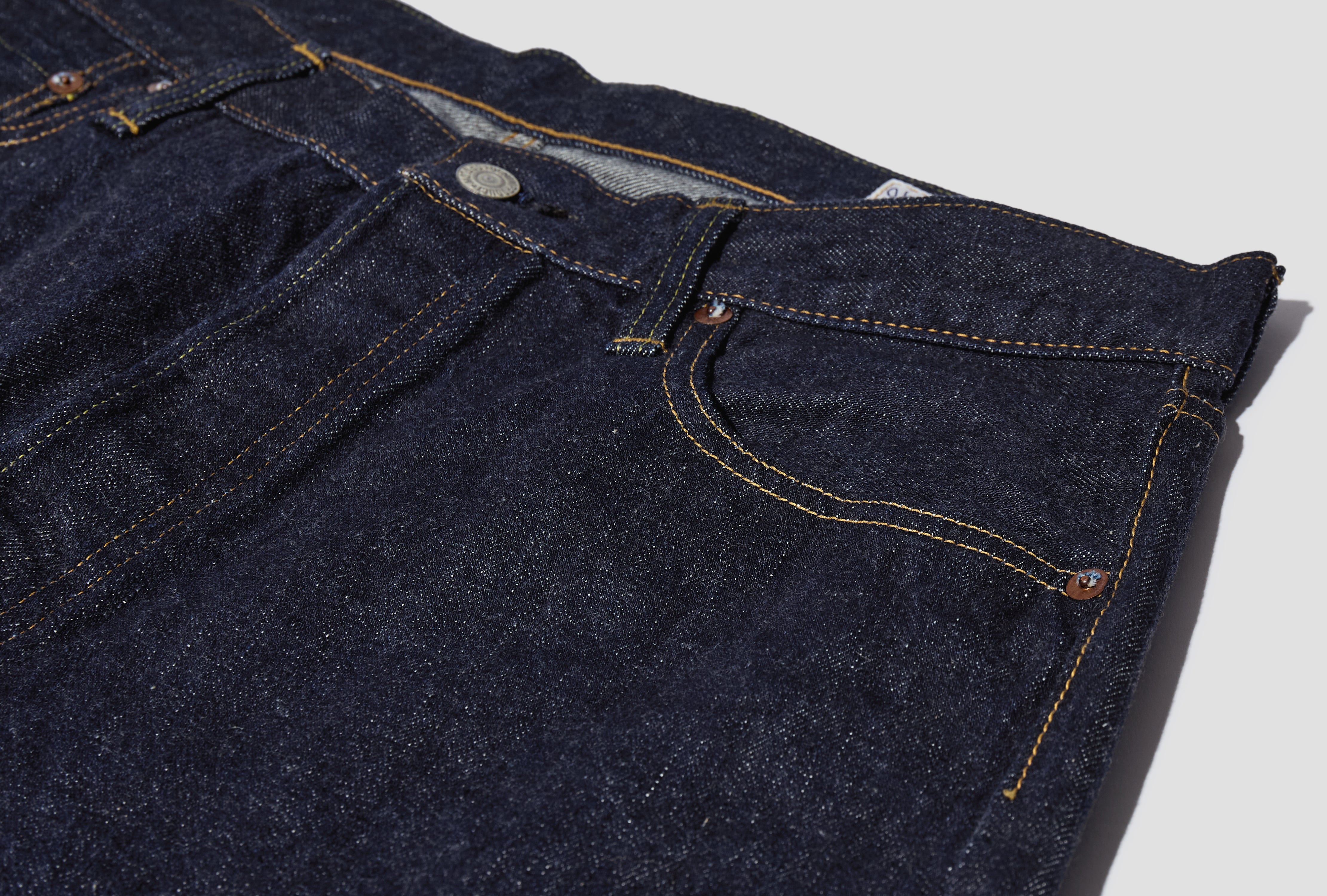 105XX THE 1950S - 13.7OZ ORIGINAL SELVEDGE DENIM / ONE WASH 01-1050XX-81 Blue