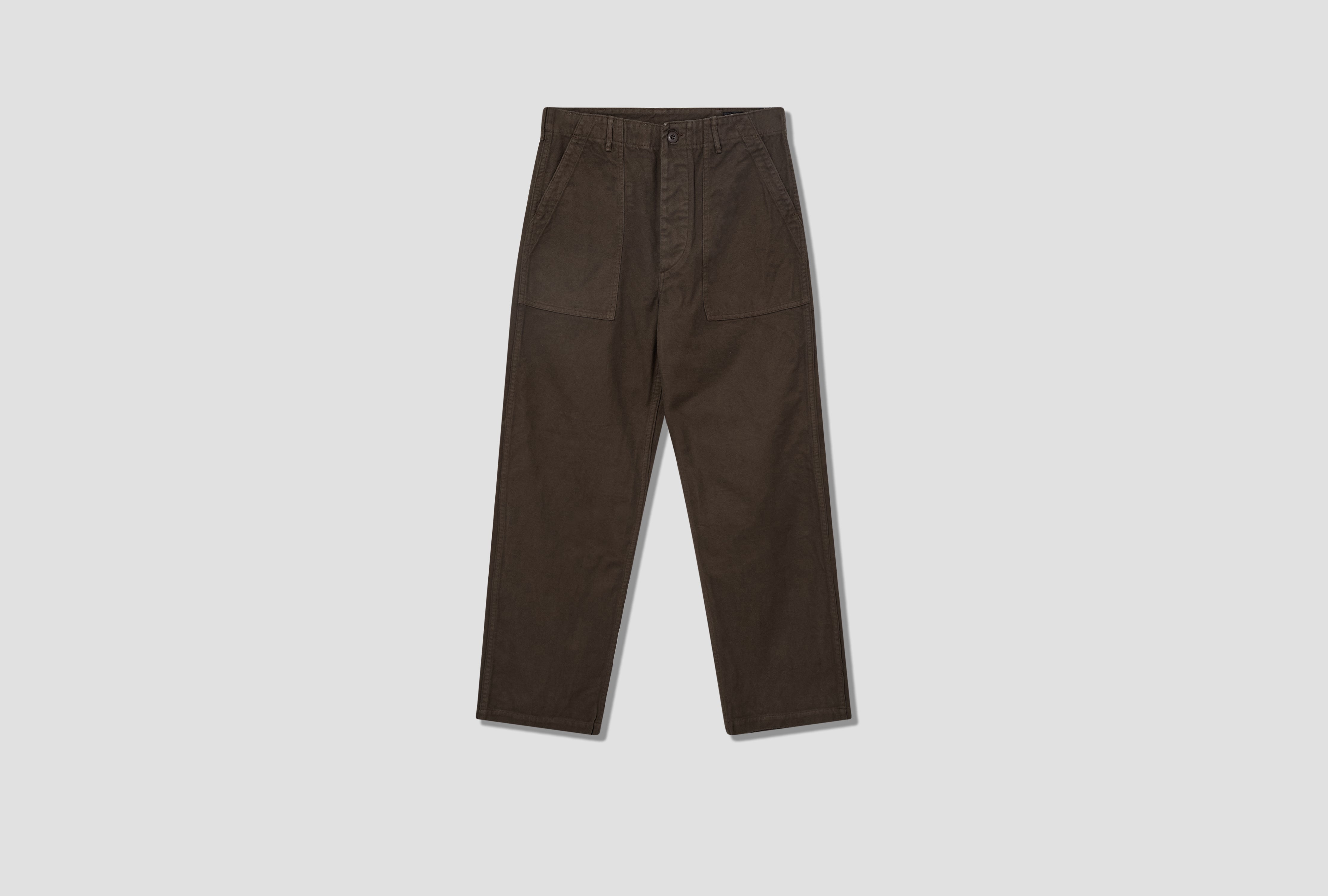 BRUSHED FLANNEL US ARMY FATIGUE PANTS - FLANNEL 01-5002-52 Brown