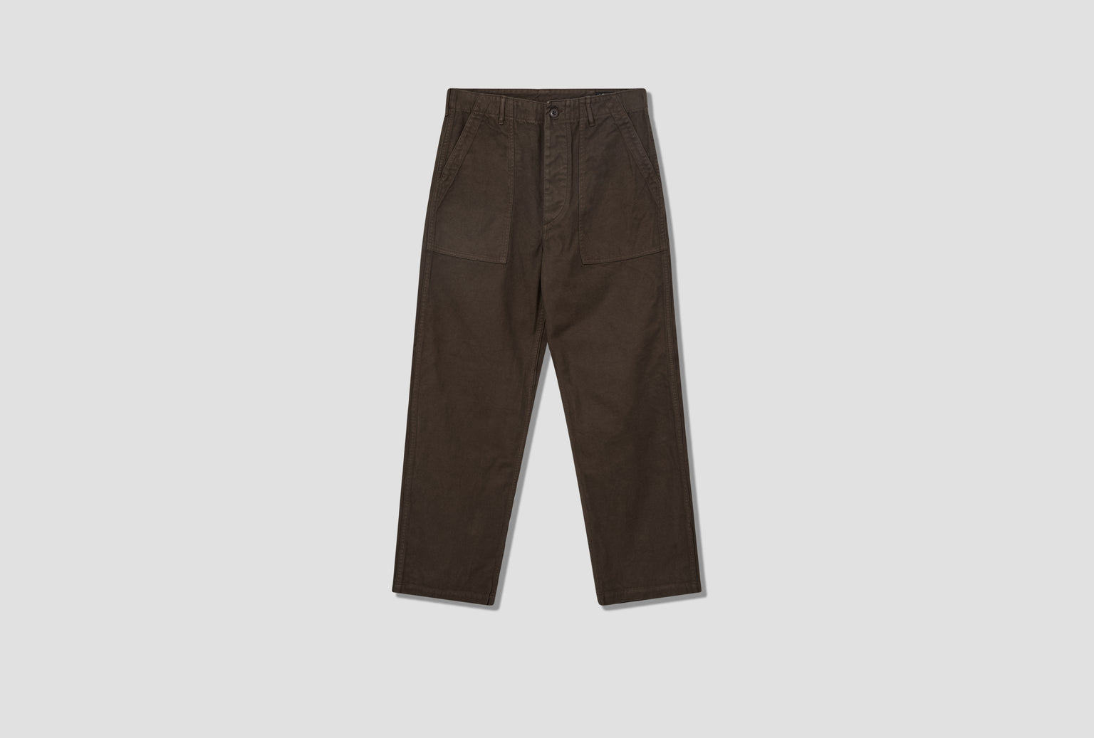 BRUSHED FLANNEL US ARMY FATIGUE PANTS - FLANNEL 01-5002-52 Brown