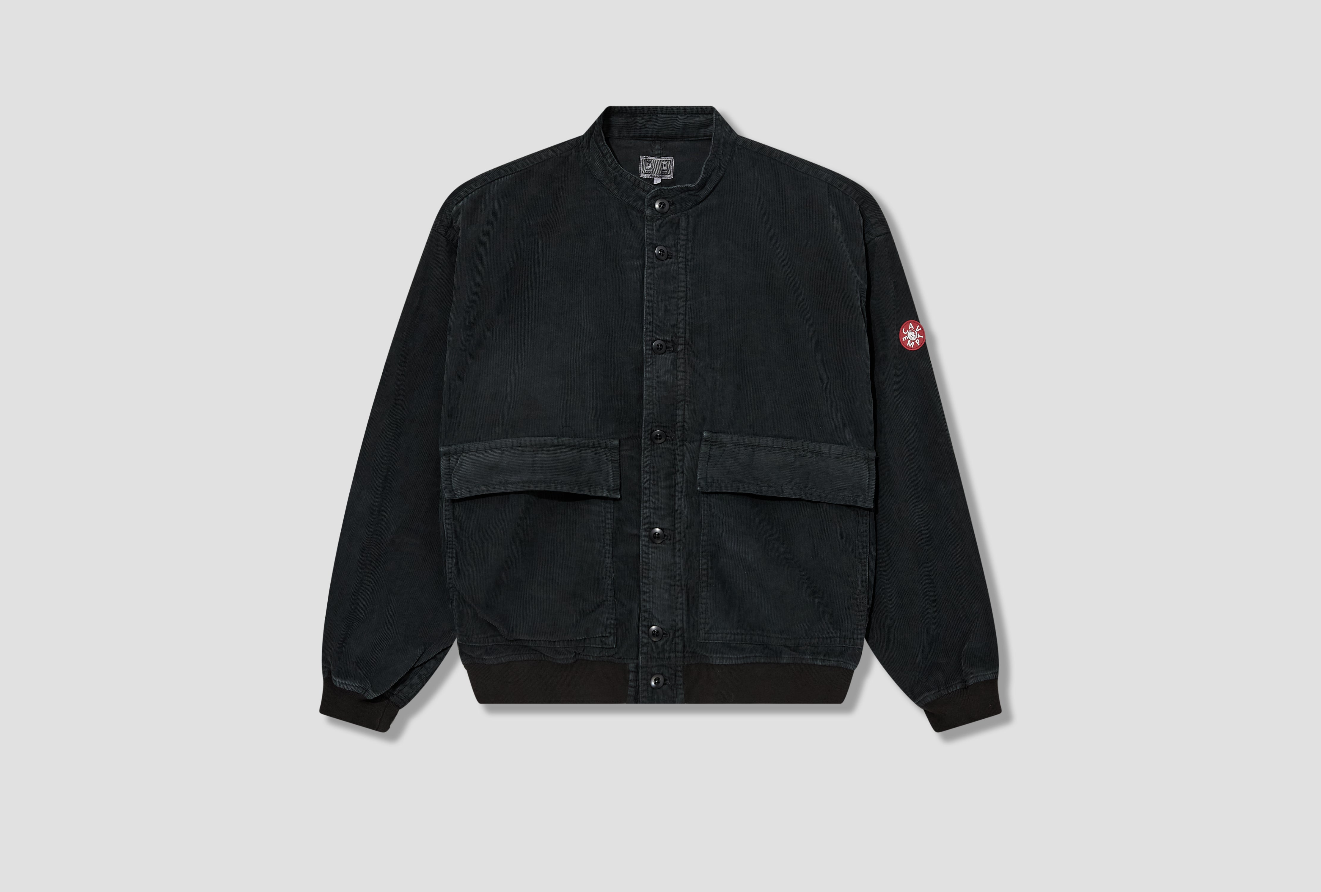 OVERDYE CORD BUTTON JACKET CES28JK16 Charcoal