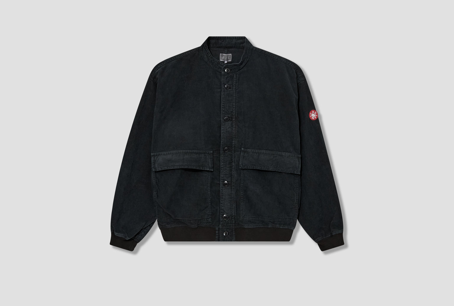 OVERDYE CORD BUTTON JACKET CES28JK16 Charcoal