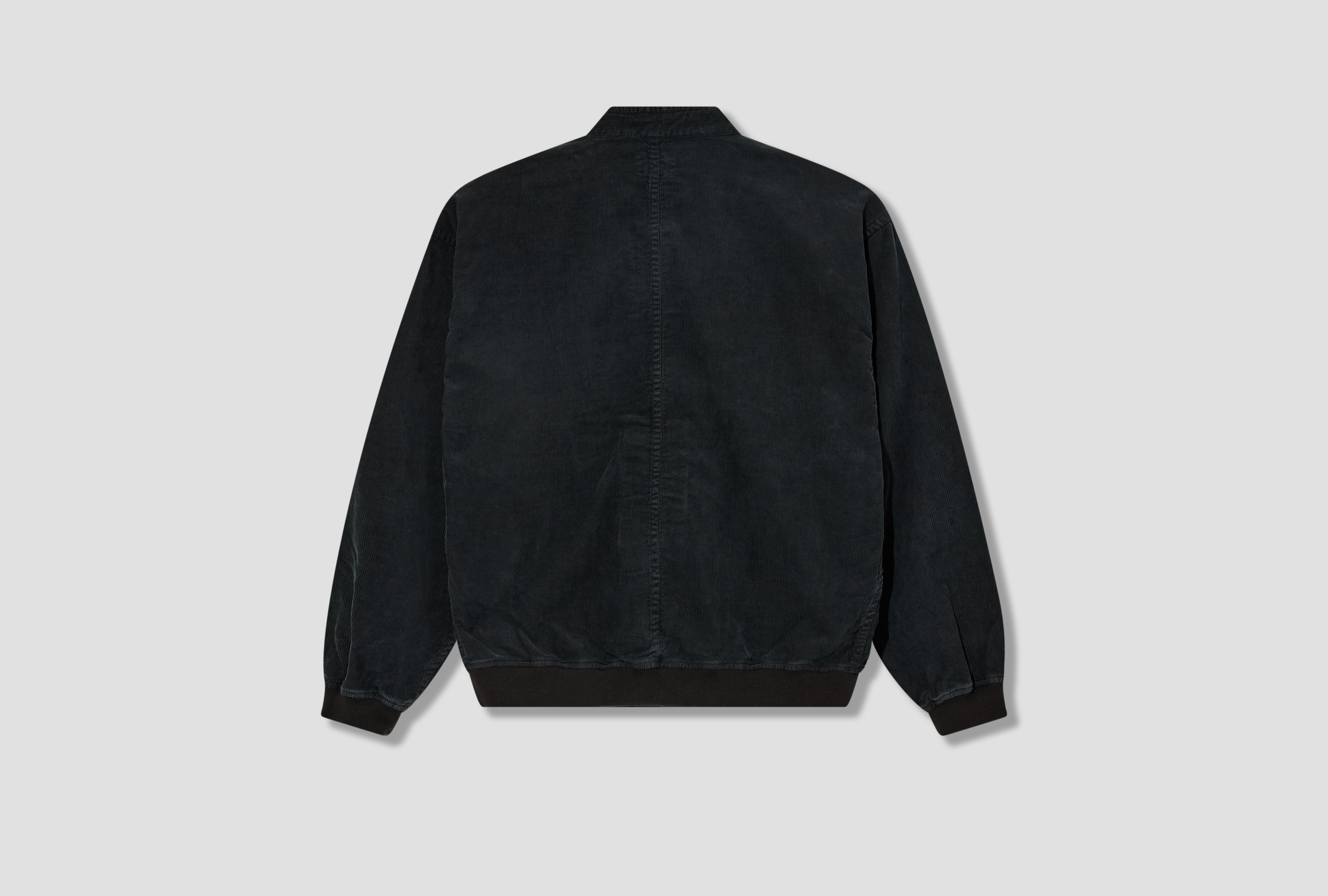 OVERDYE CORD BUTTON JACKET CES28JK16 Charcoal