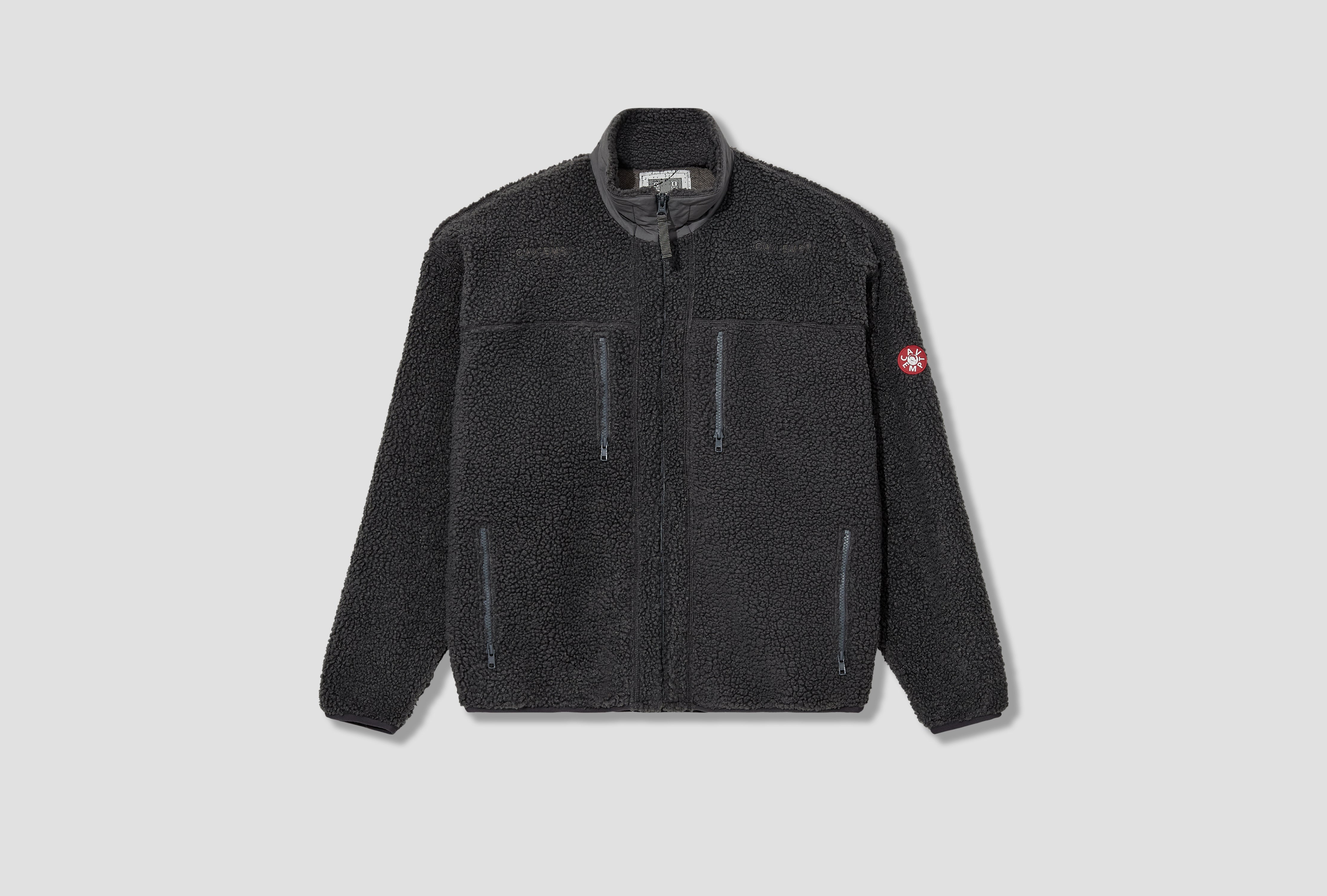 STAND COLLAR BOA ZIP UP CES28CS26 Grey