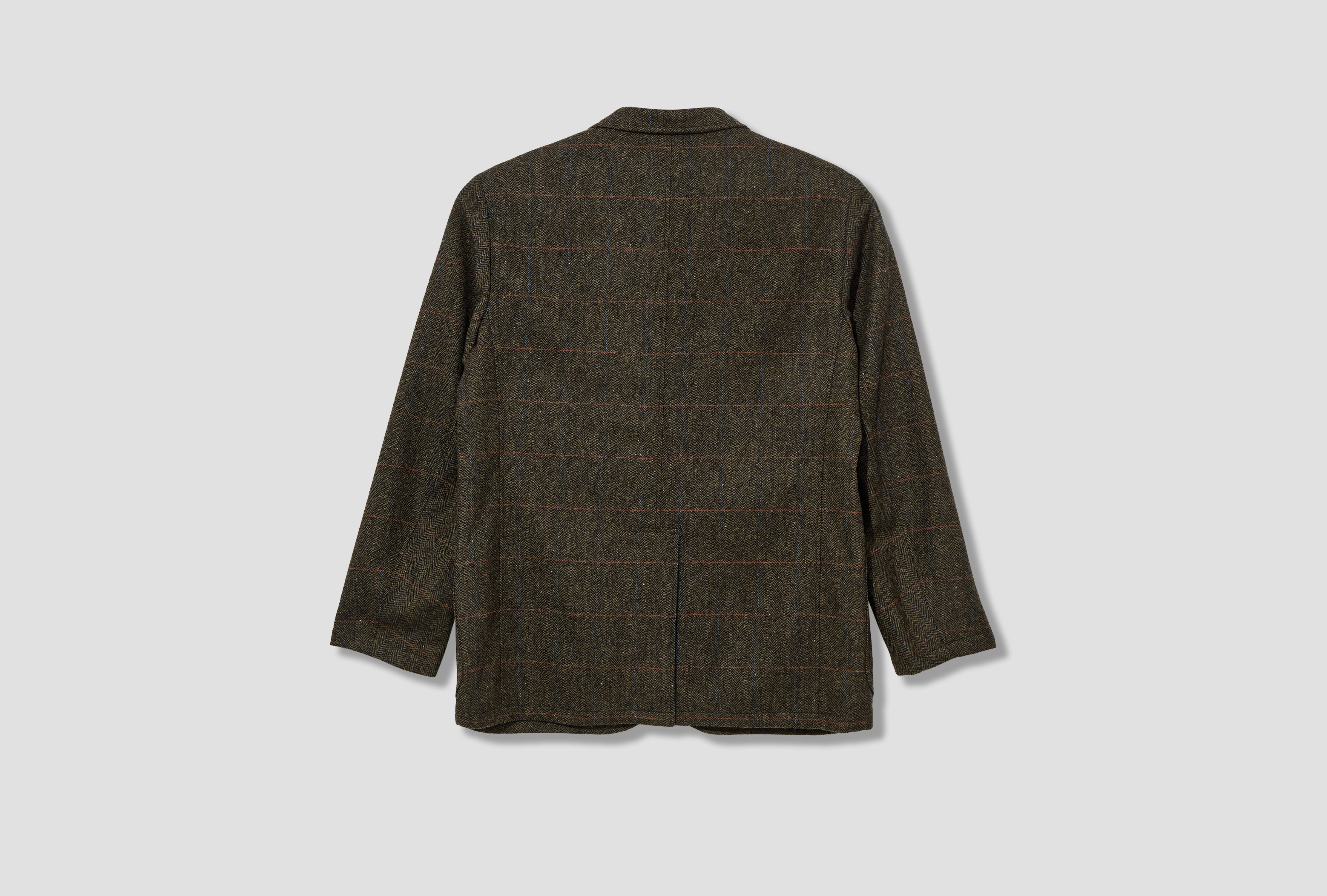 3B SACK JACKET - LAMBS TWEED JK OA GW 0051 Olive