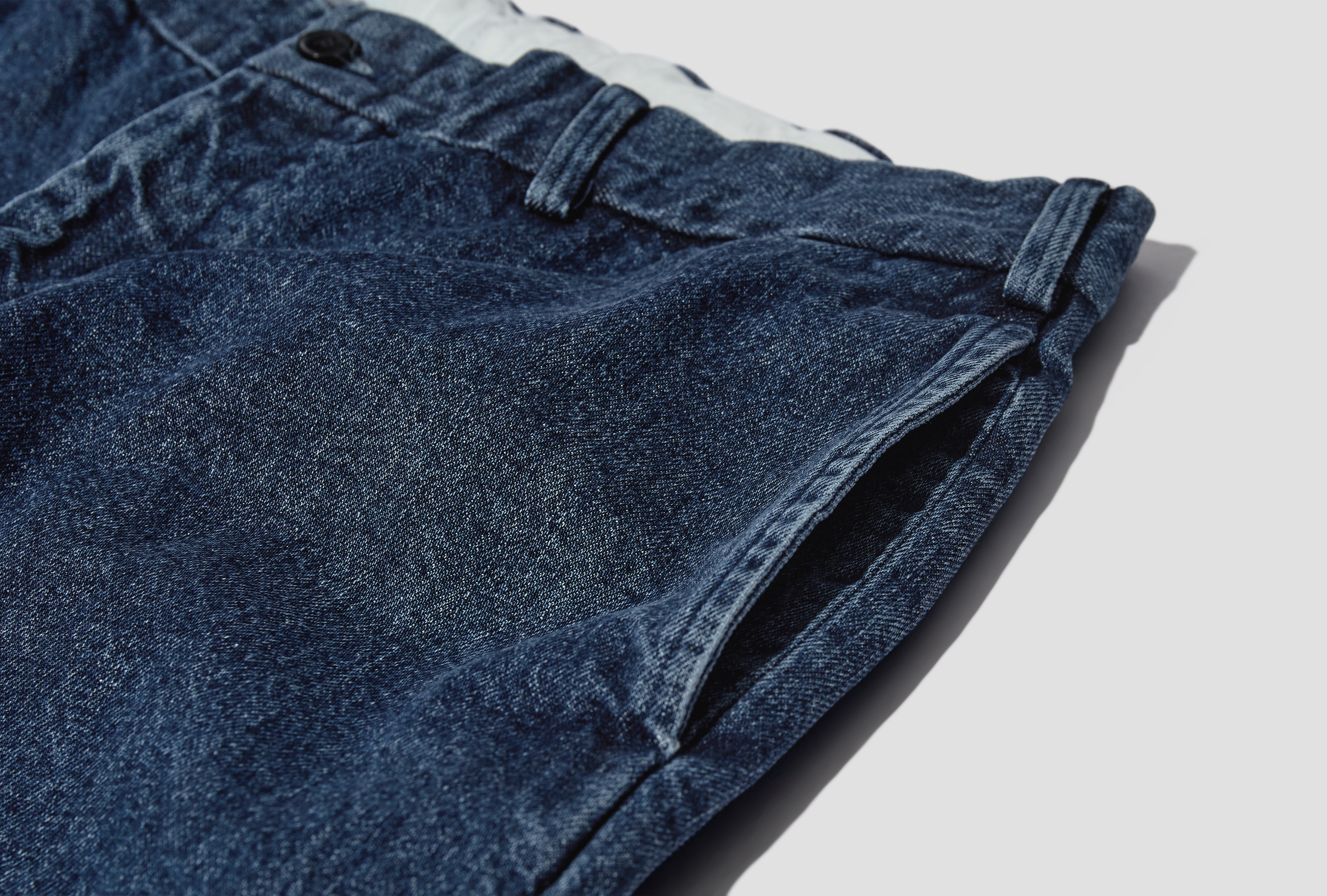 NEW PIPED STEM - SHIOTA DENIM PP OA GW 0070 Blue