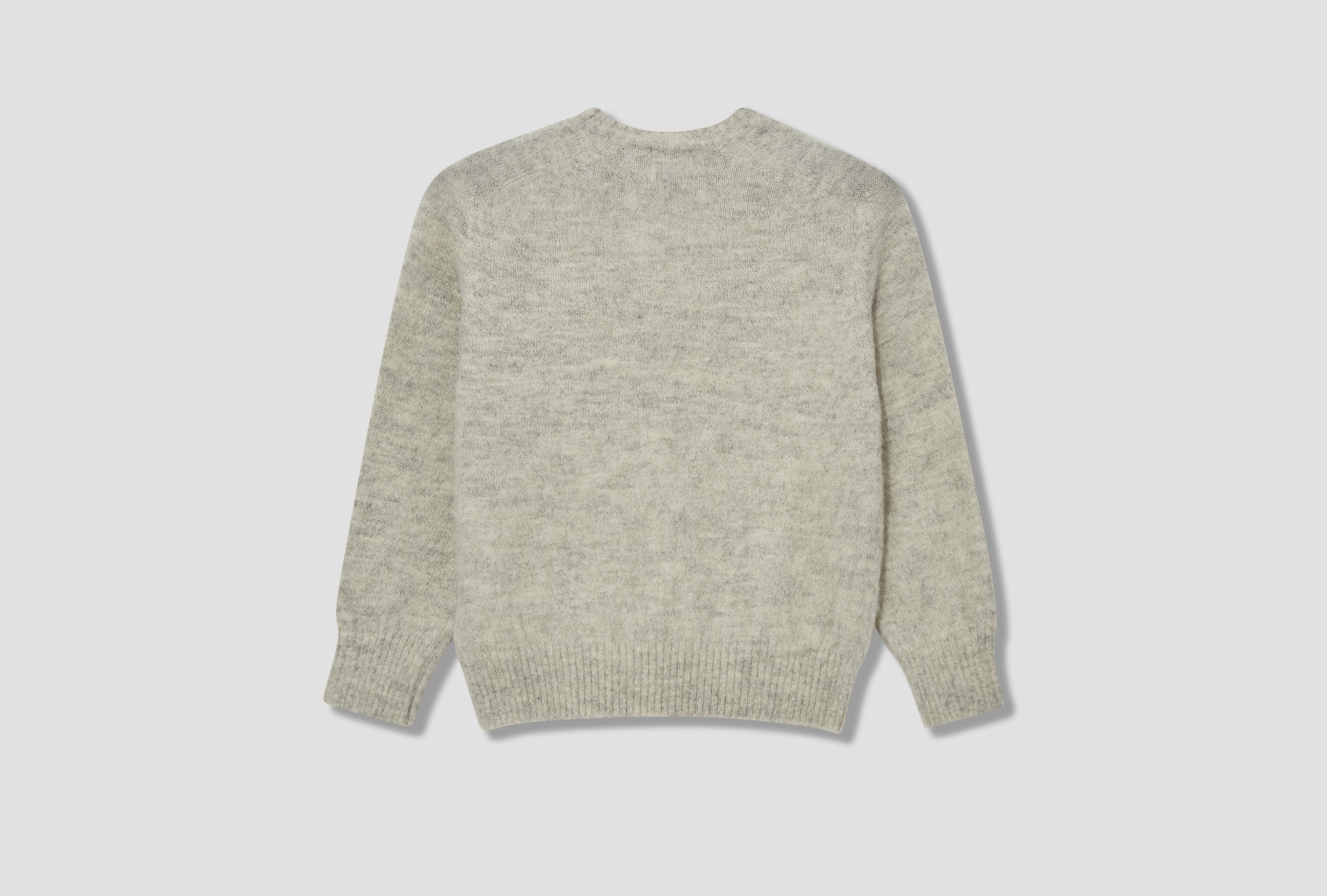 CREW NECK - SHAGGY DOG SWEATER KR OA GW 0051 Grey