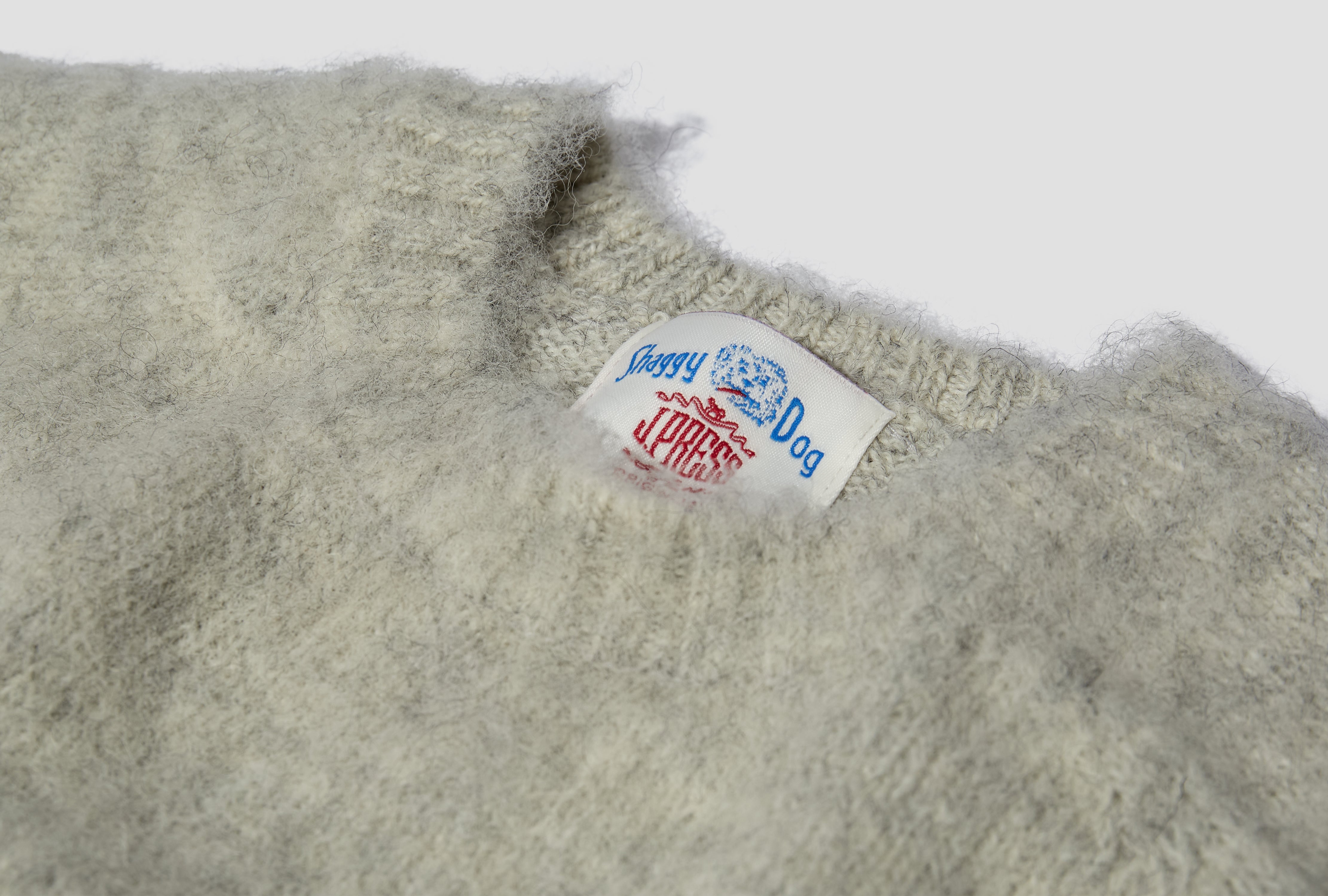 CREW NECK - SHAGGY DOG SWEATER KR OA GW 0051 Grey