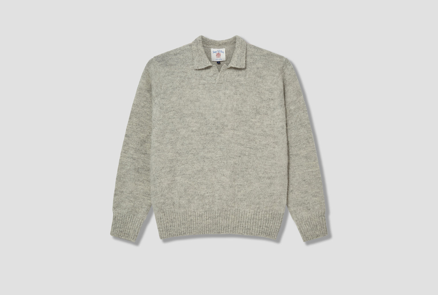 SKIPPER POLO - SHAGGY DOG SWEATER KR OA GW 0053 Grey
