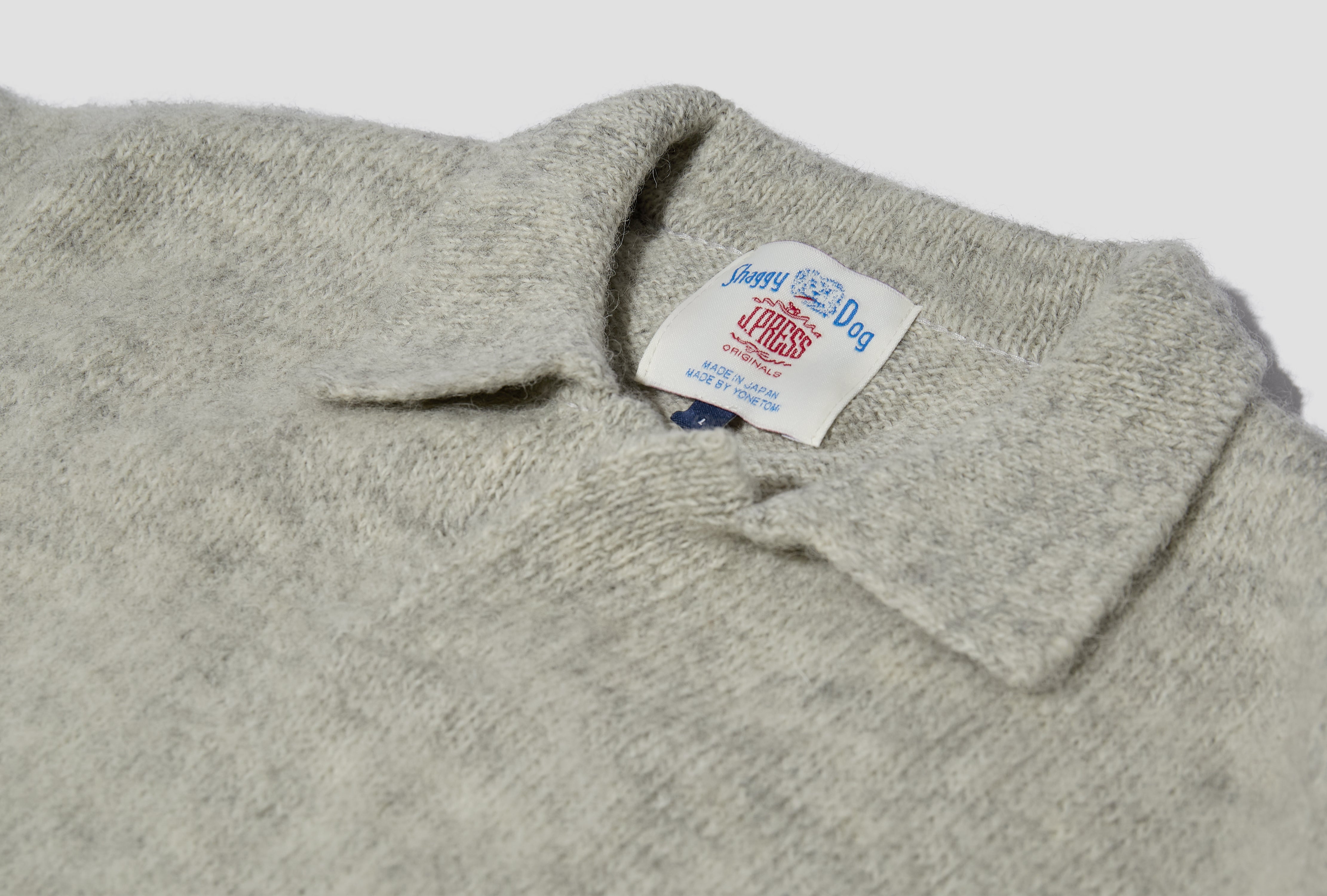 SKIPPER POLO - SHAGGY DOG SWEATER KR OA GW 0053 Grey