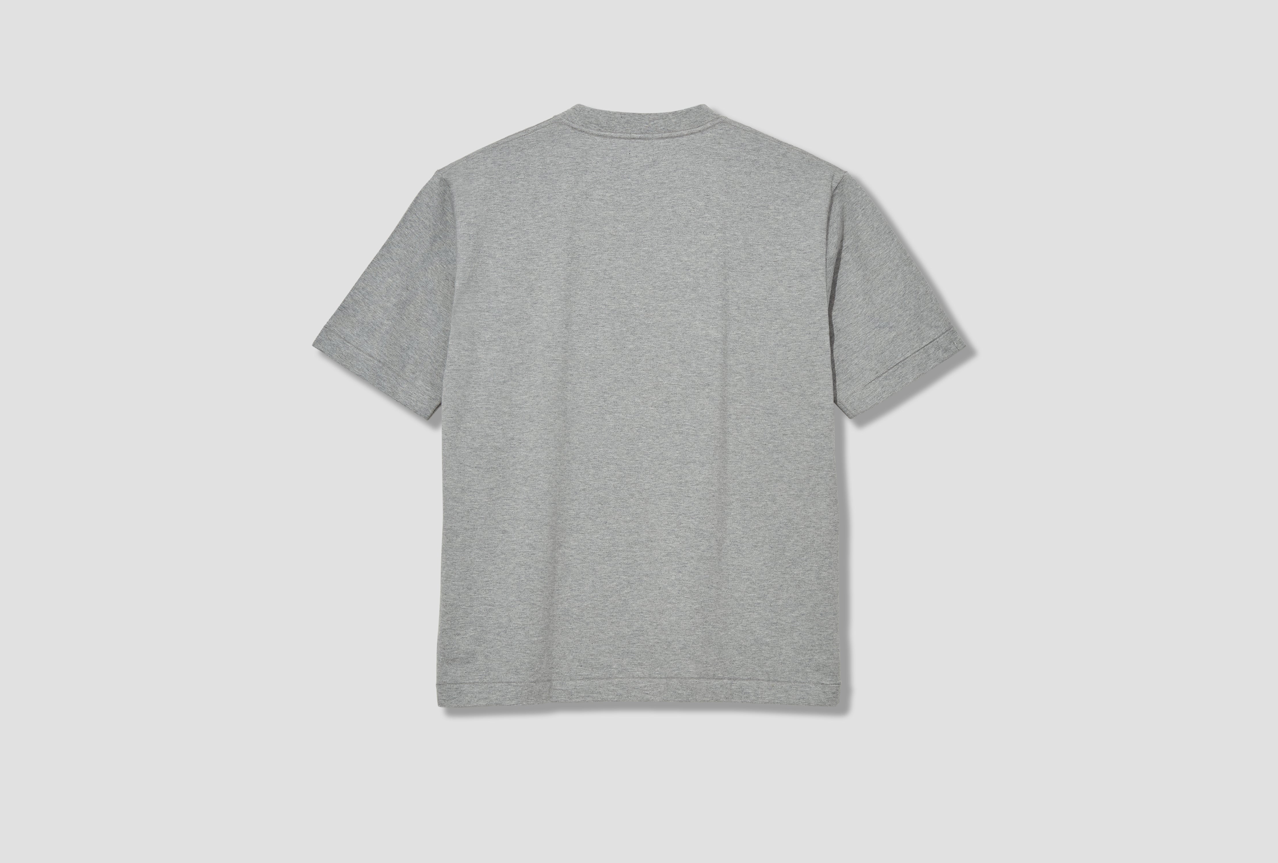 J.PRESS LOGO T-SHIRT - SUPIMA JERSEY KH OA GW 0901 Grey