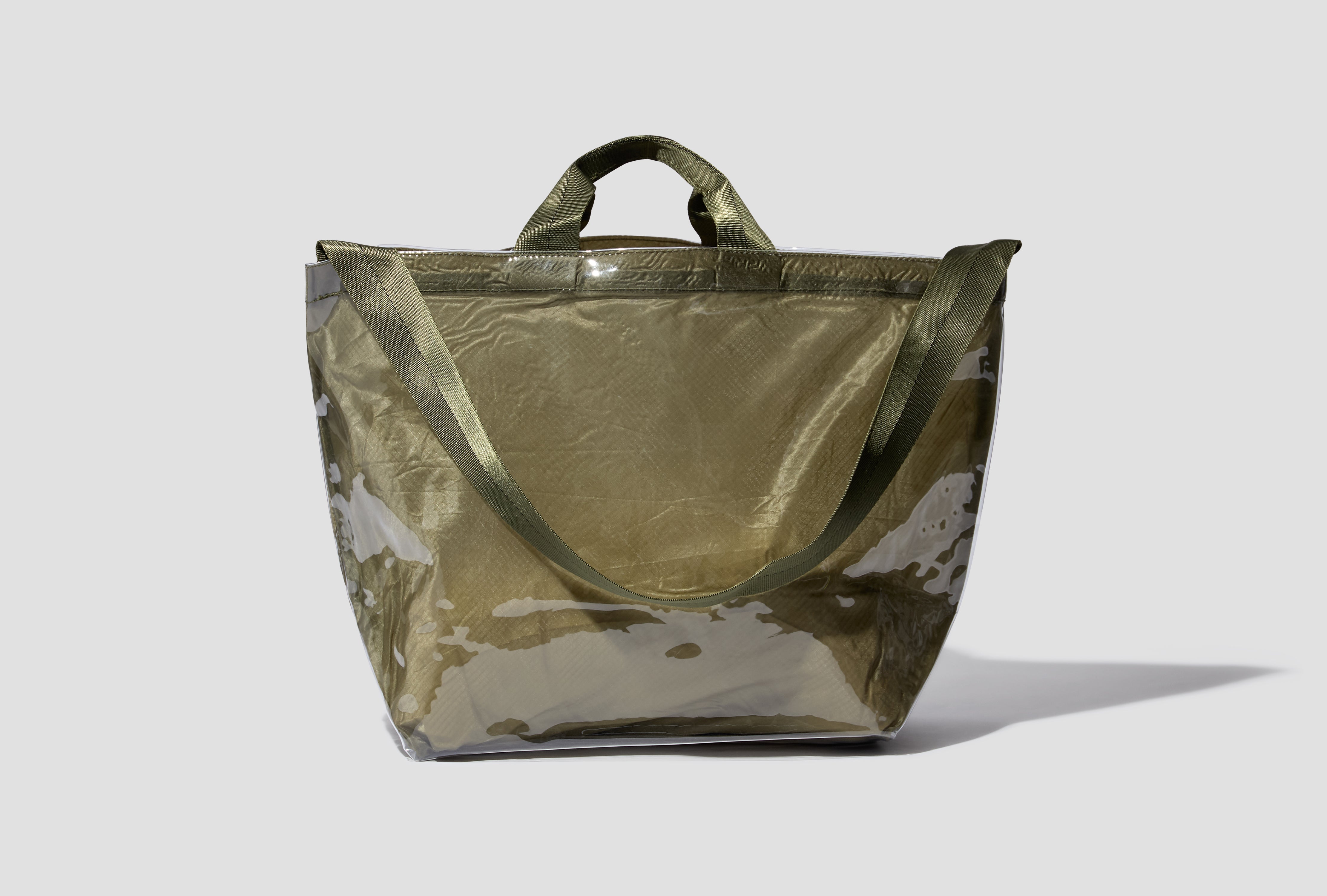 COVERED PARACHUTE SHOULDER BAG - OLIVE 504087