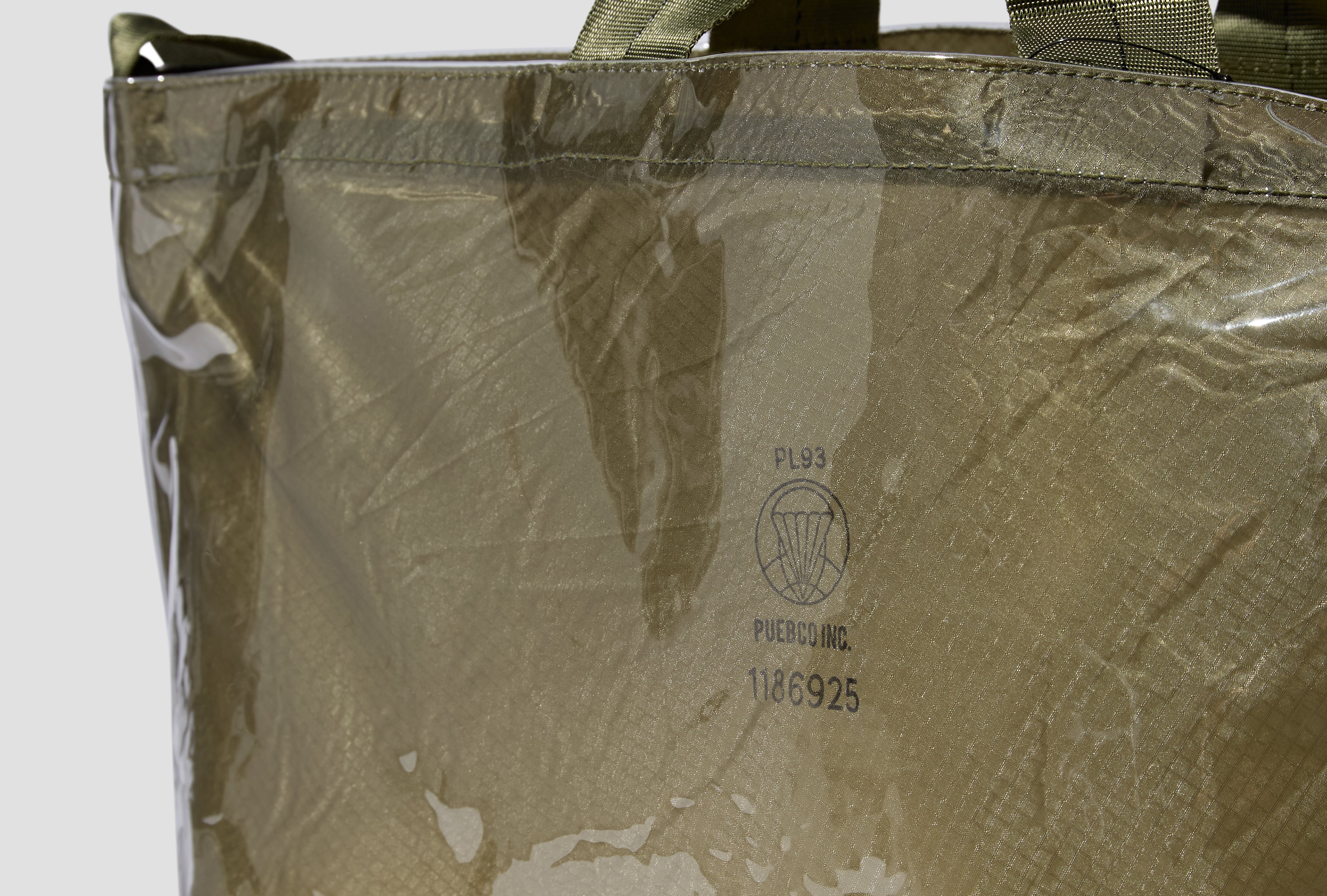 COVERED PARACHUTE SHOULDER BAG - OLIVE 504087