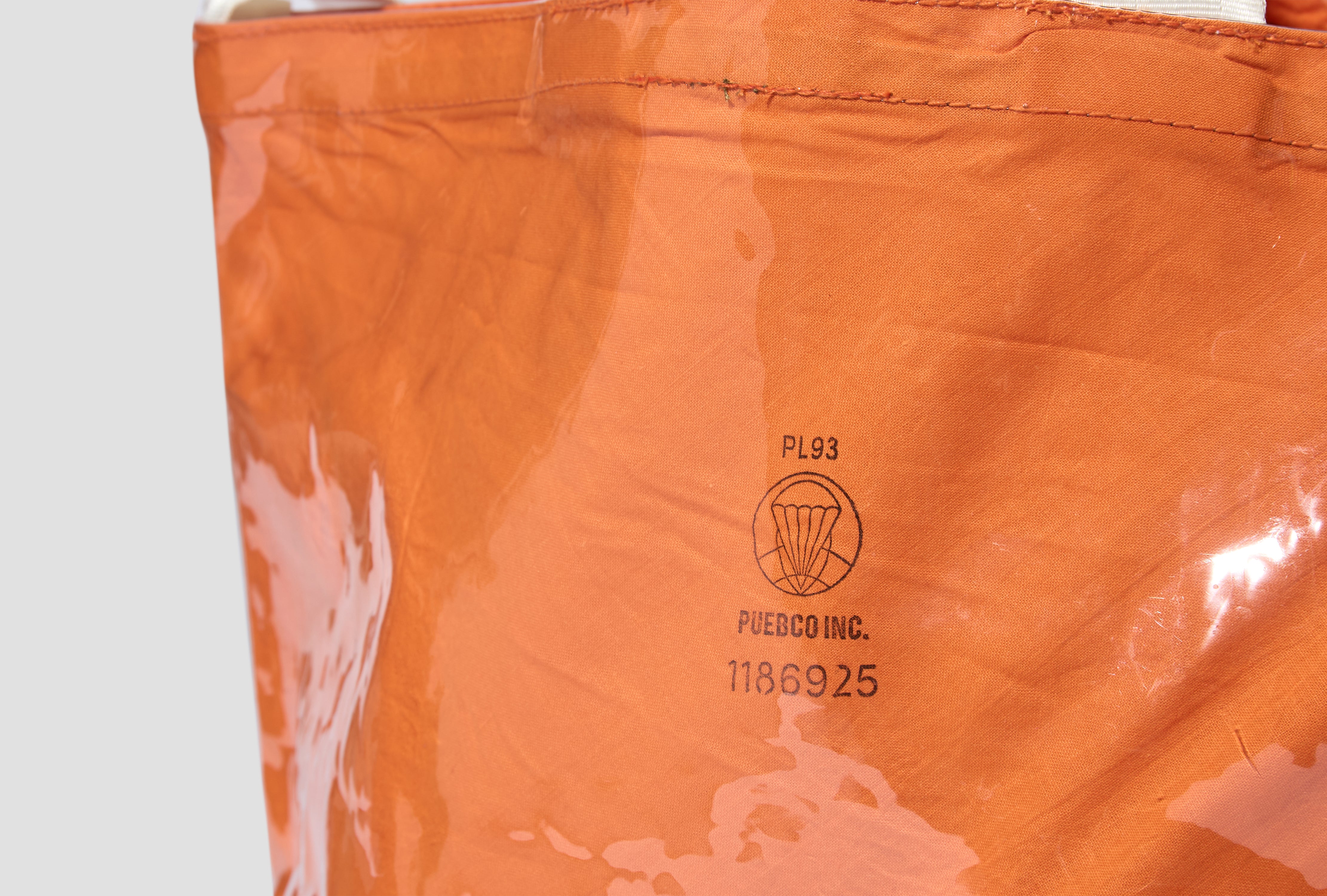 COVERED PARACHUTE SHOULDER BAG - ORANGE 504216