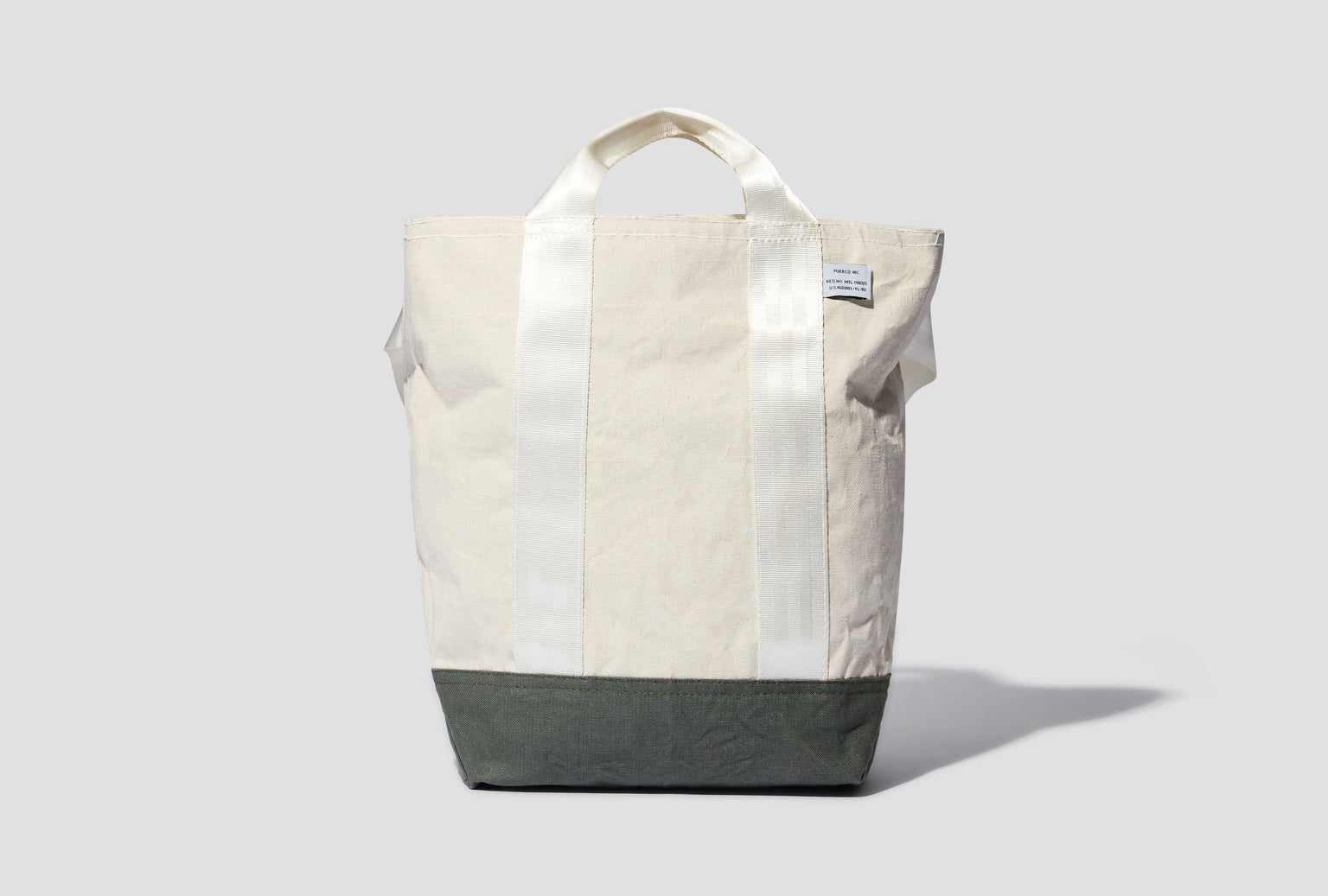 LAMINATED FABRIC X VINTAGE FABRIC BAG 504575