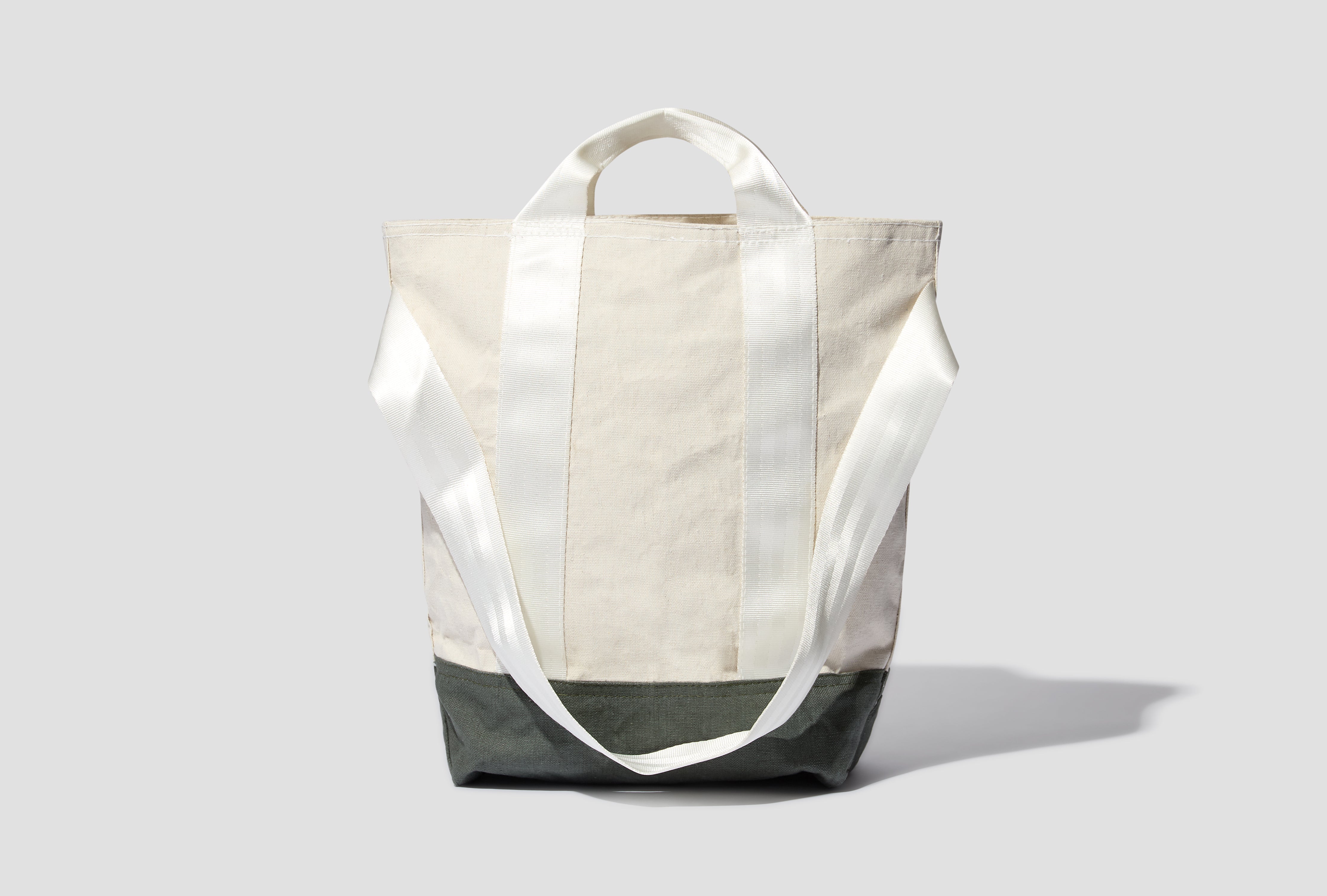 LAMINATED FABRIC X VINTAGE FABRIC BAG 504575