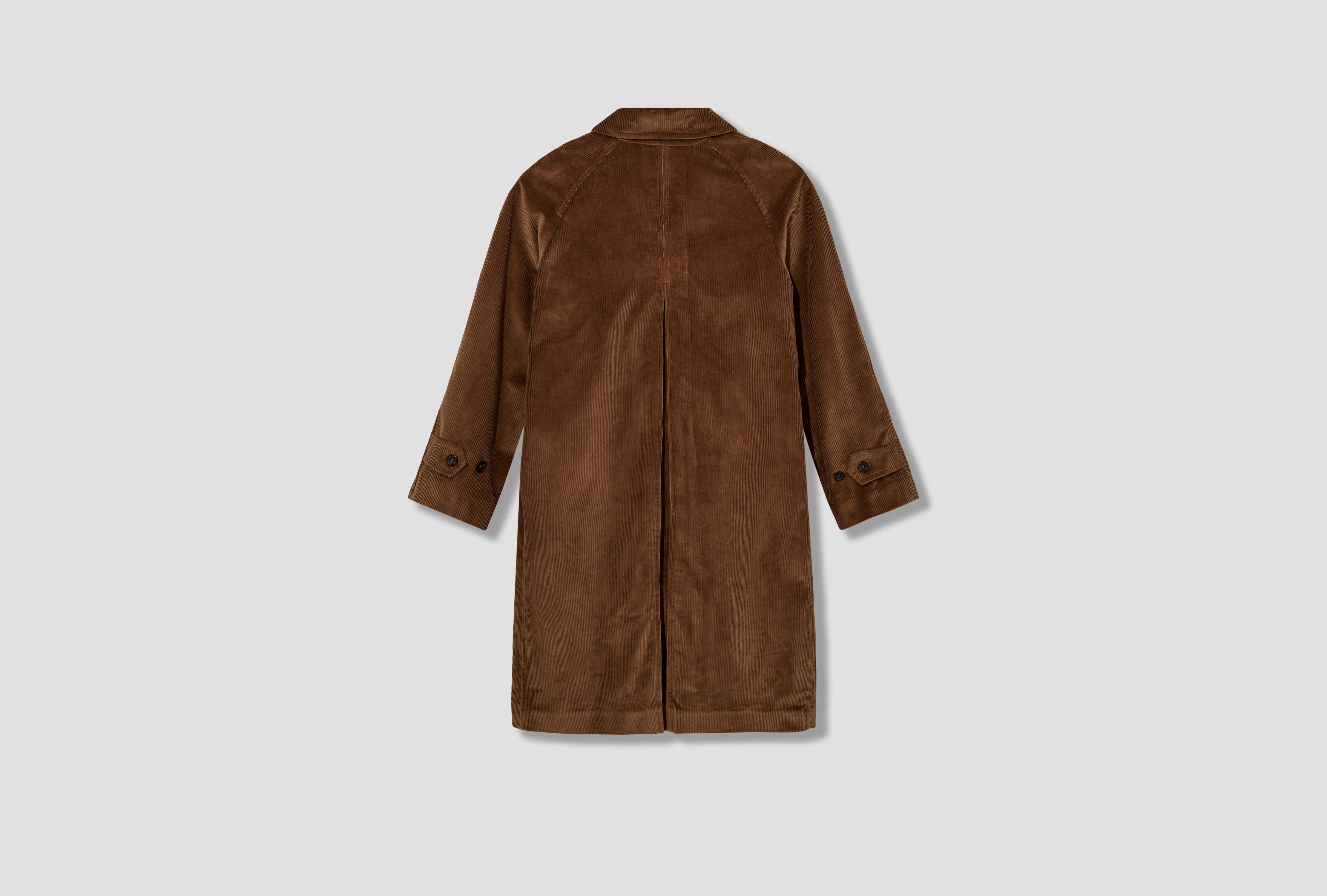 CORDUROY RAGLAN OVERCOAT DR2A1Q 25505-01 Brown