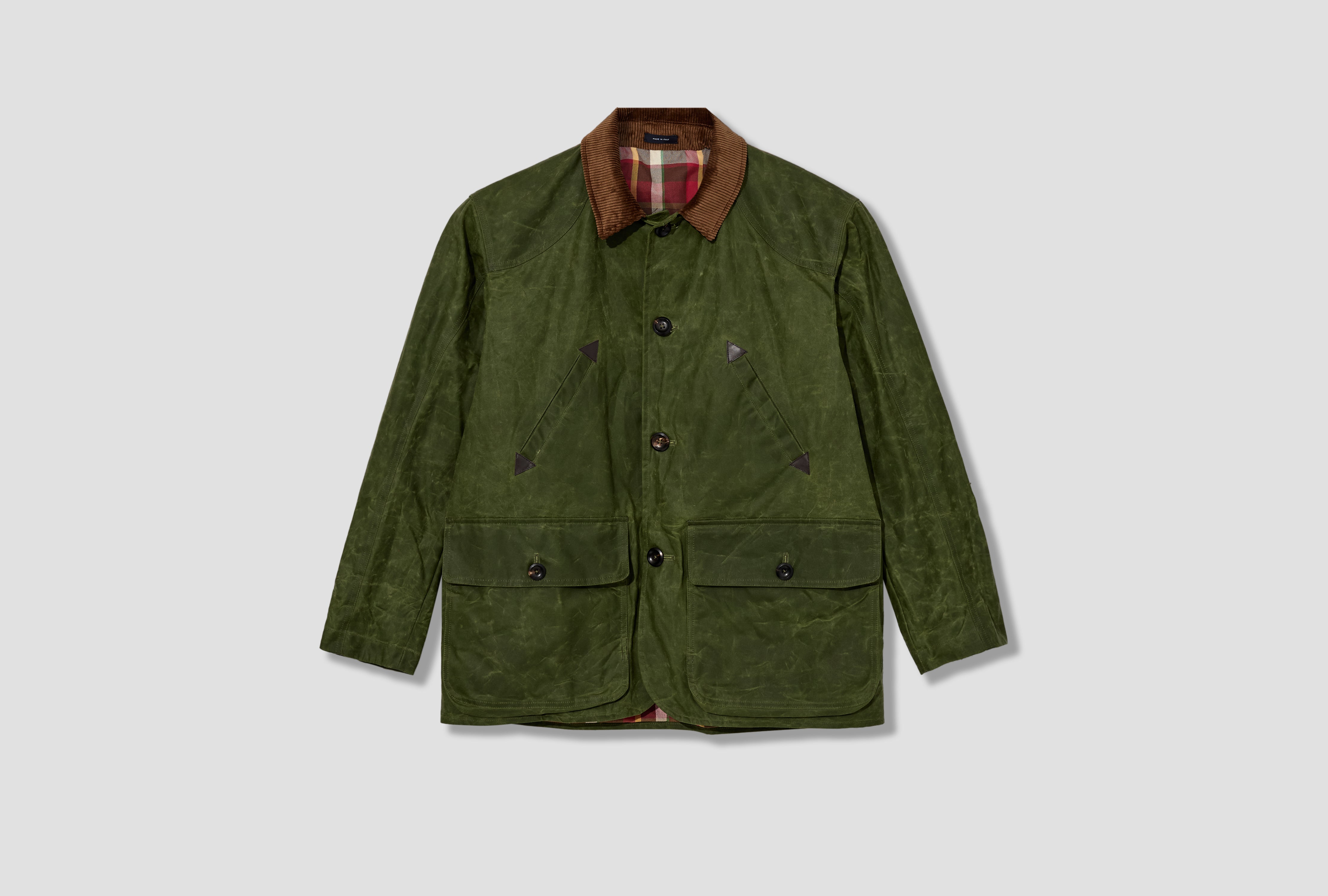 WAXED BARN JACKET DR2A1I 25512-01 Green
