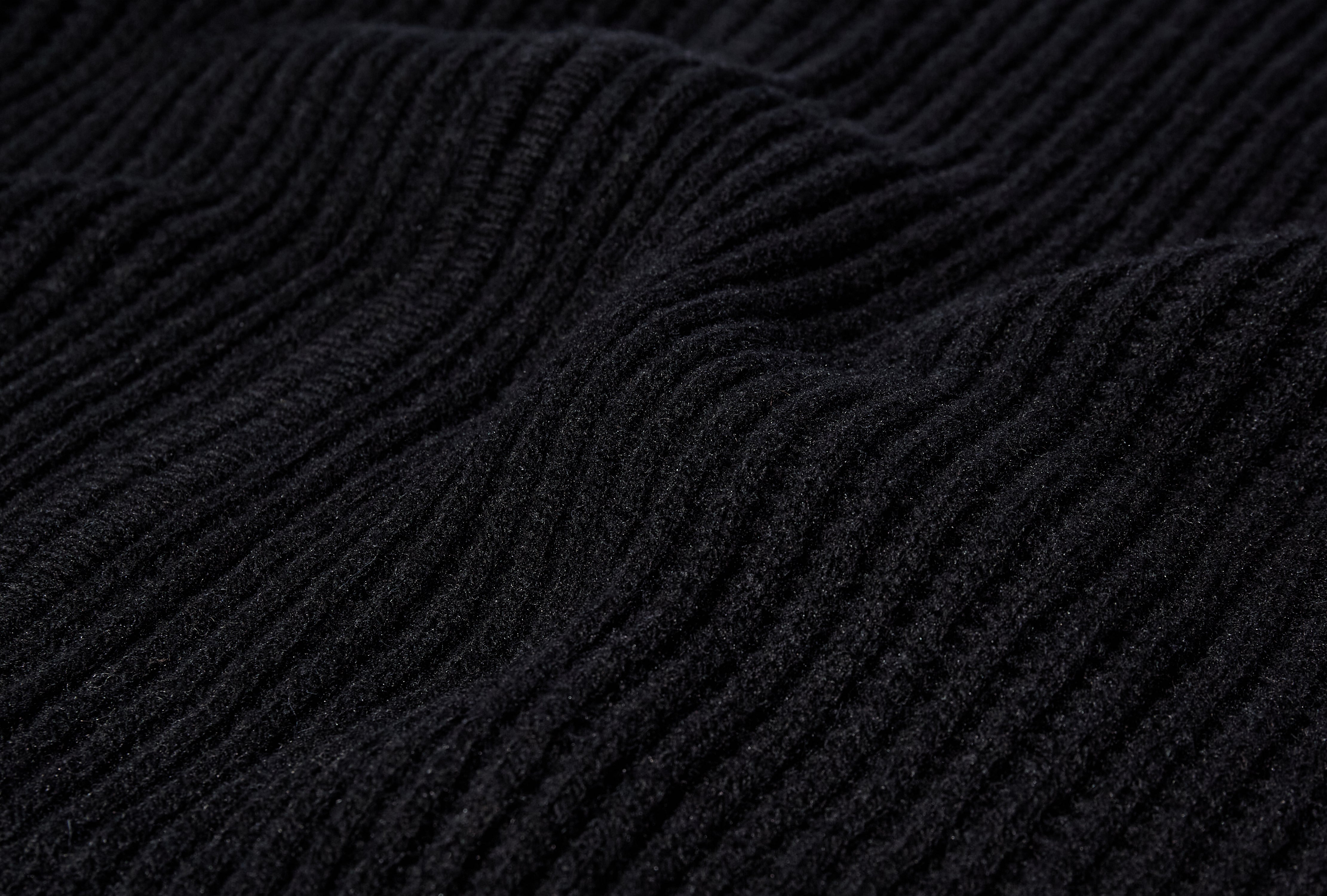 MILITARY PATCH ZIP SWEATER 117269 Black