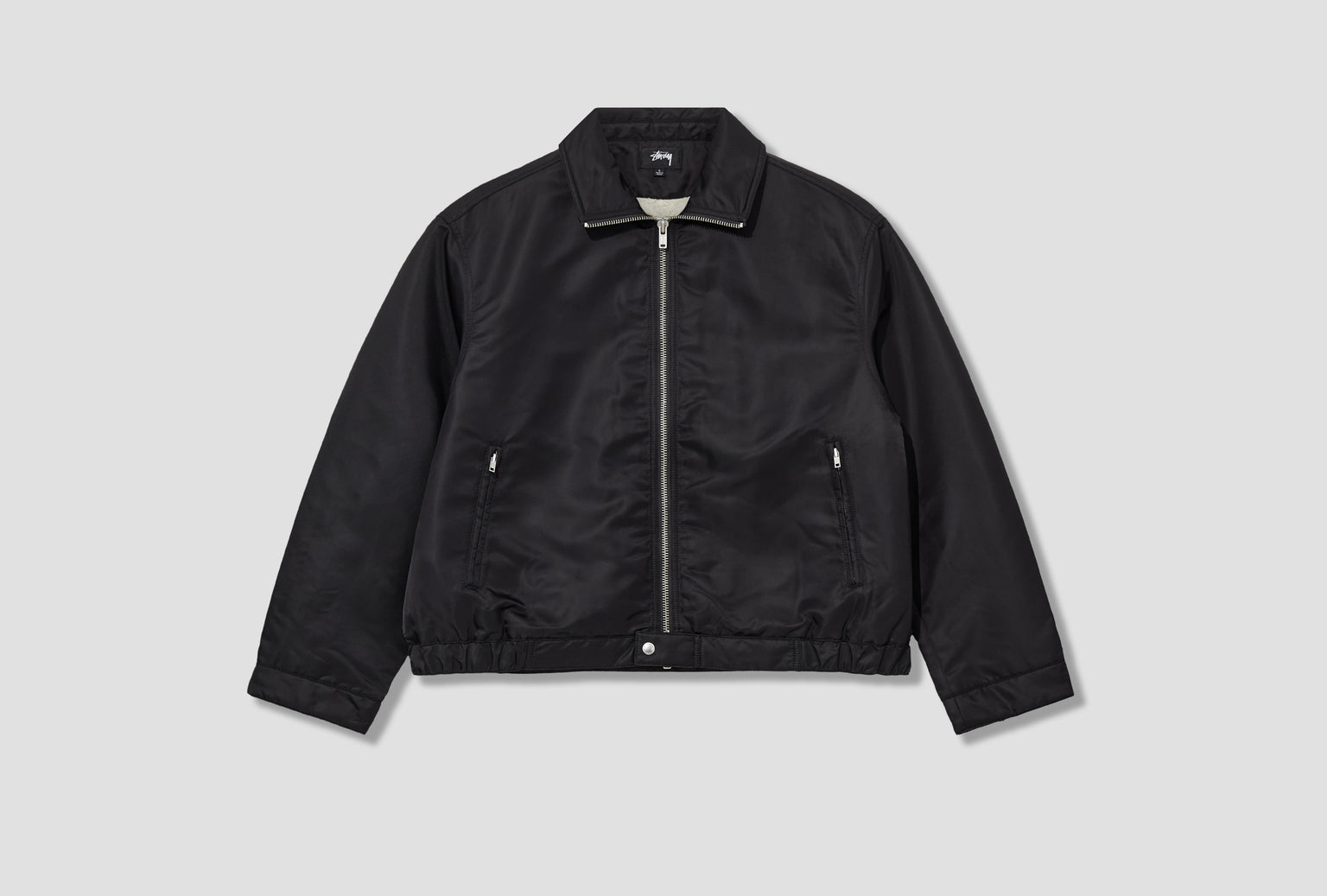 PILE LINED ZIP JACKET 115887 Black