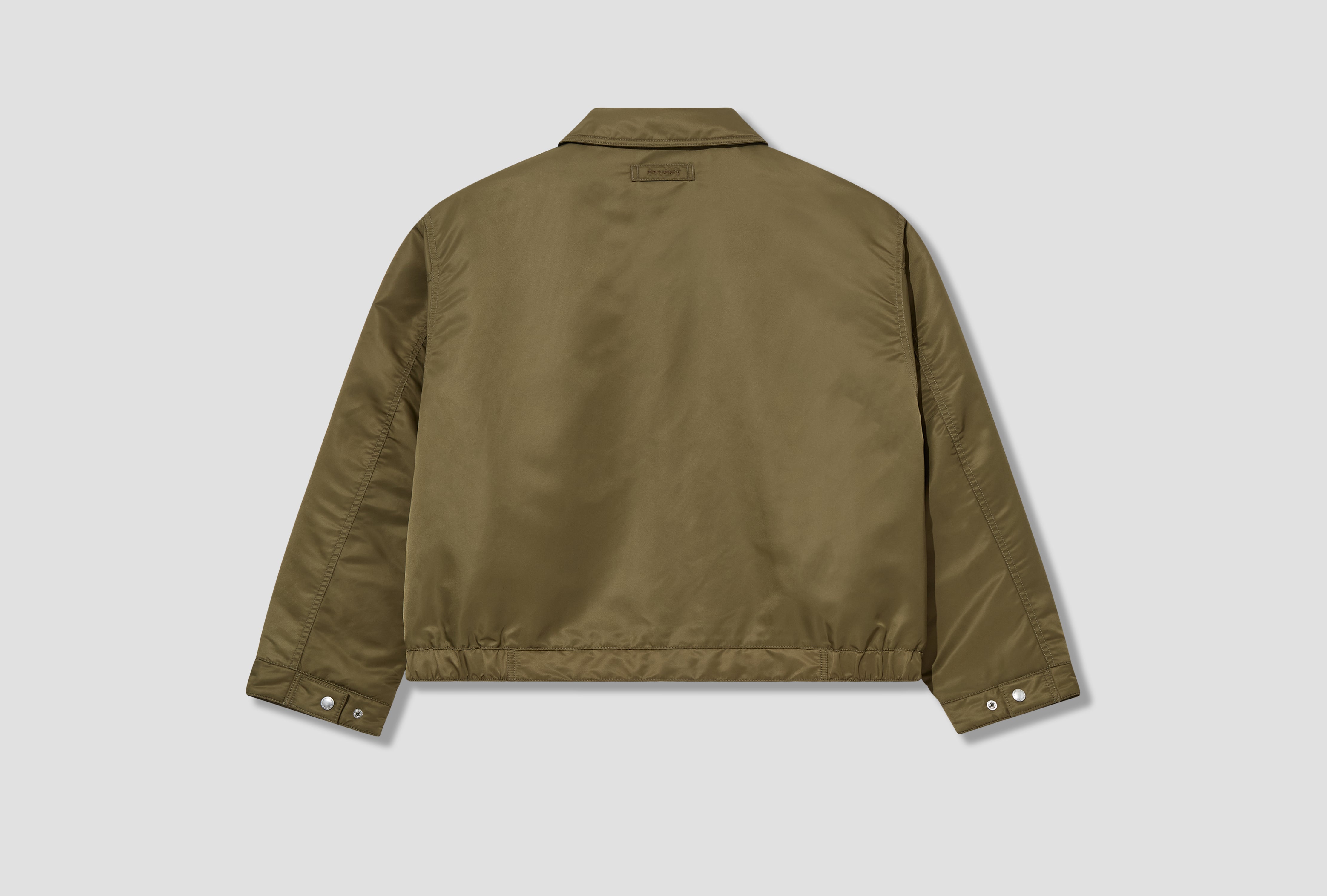 PILE LINED ZIP JACKET 115887 Olive