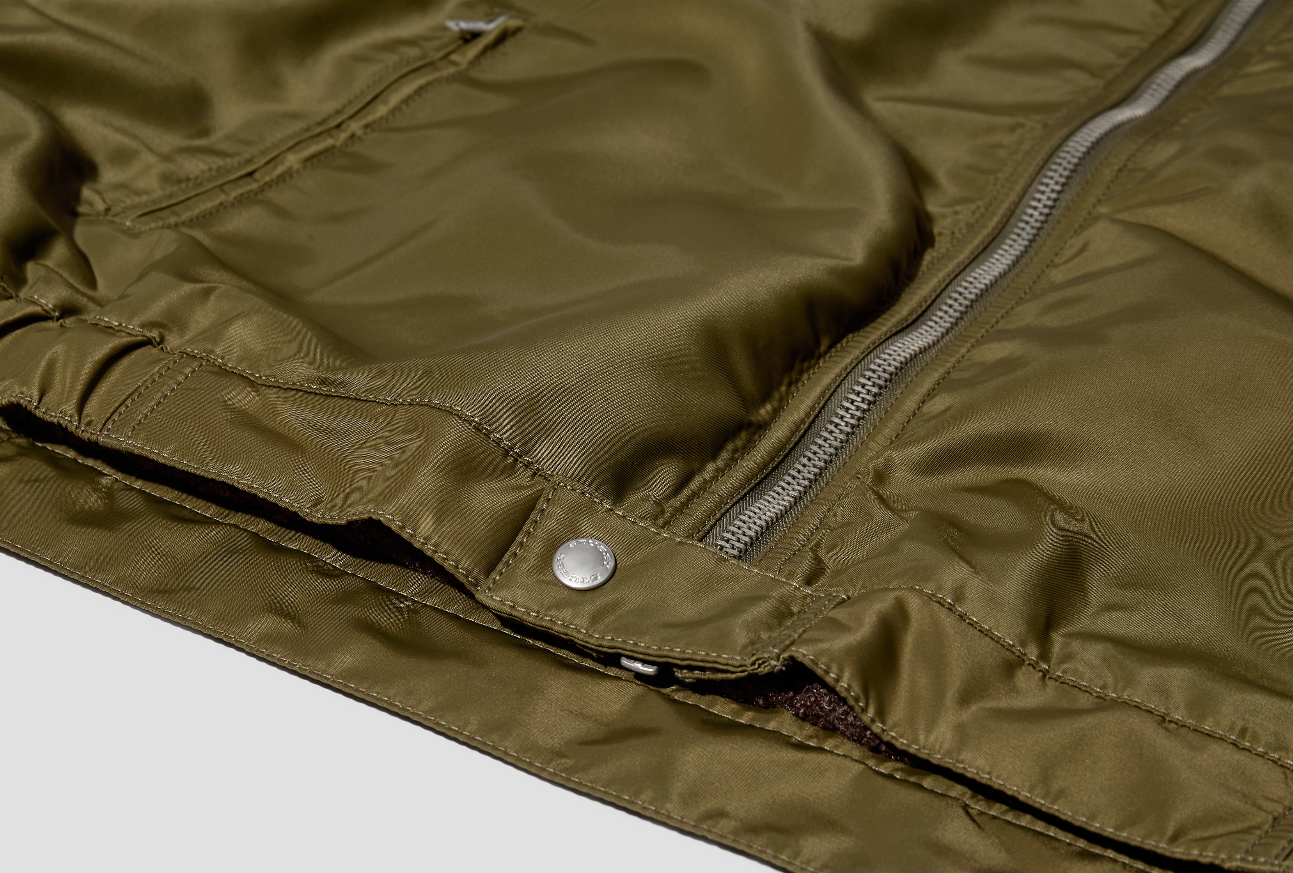 PILE LINED ZIP JACKET 115887 Olive