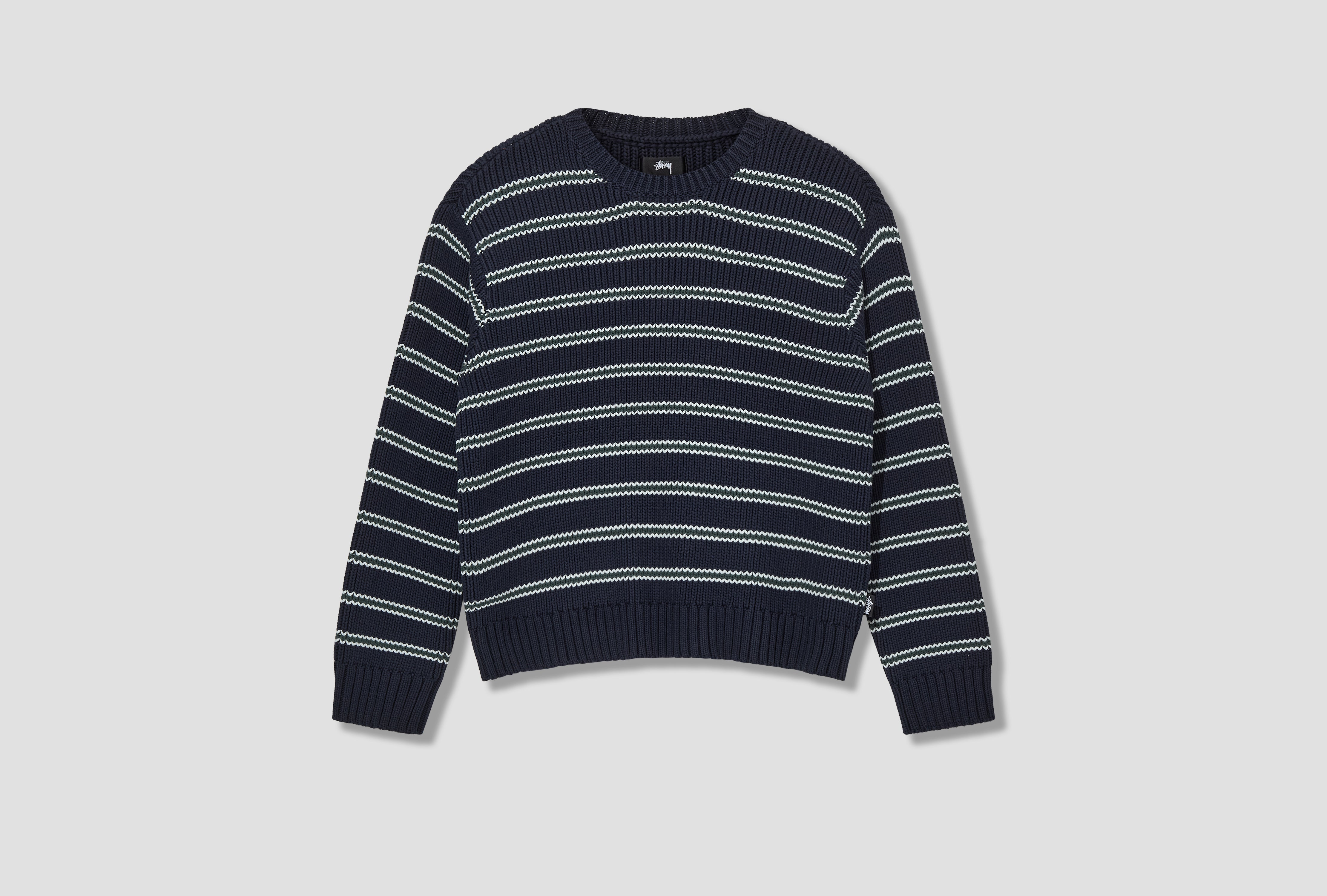 STRIPE CREW 117272 Navy