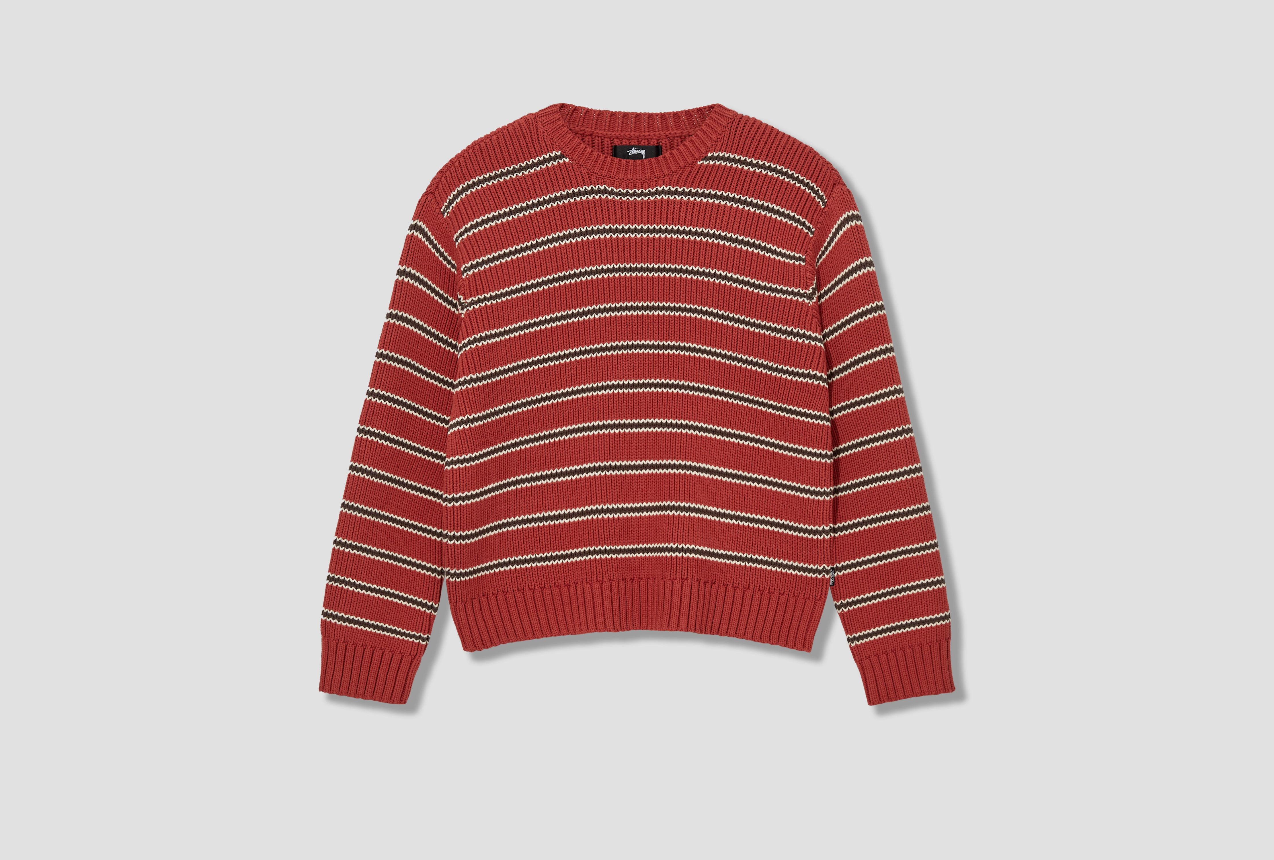 STRIPE CREW 117272 Red