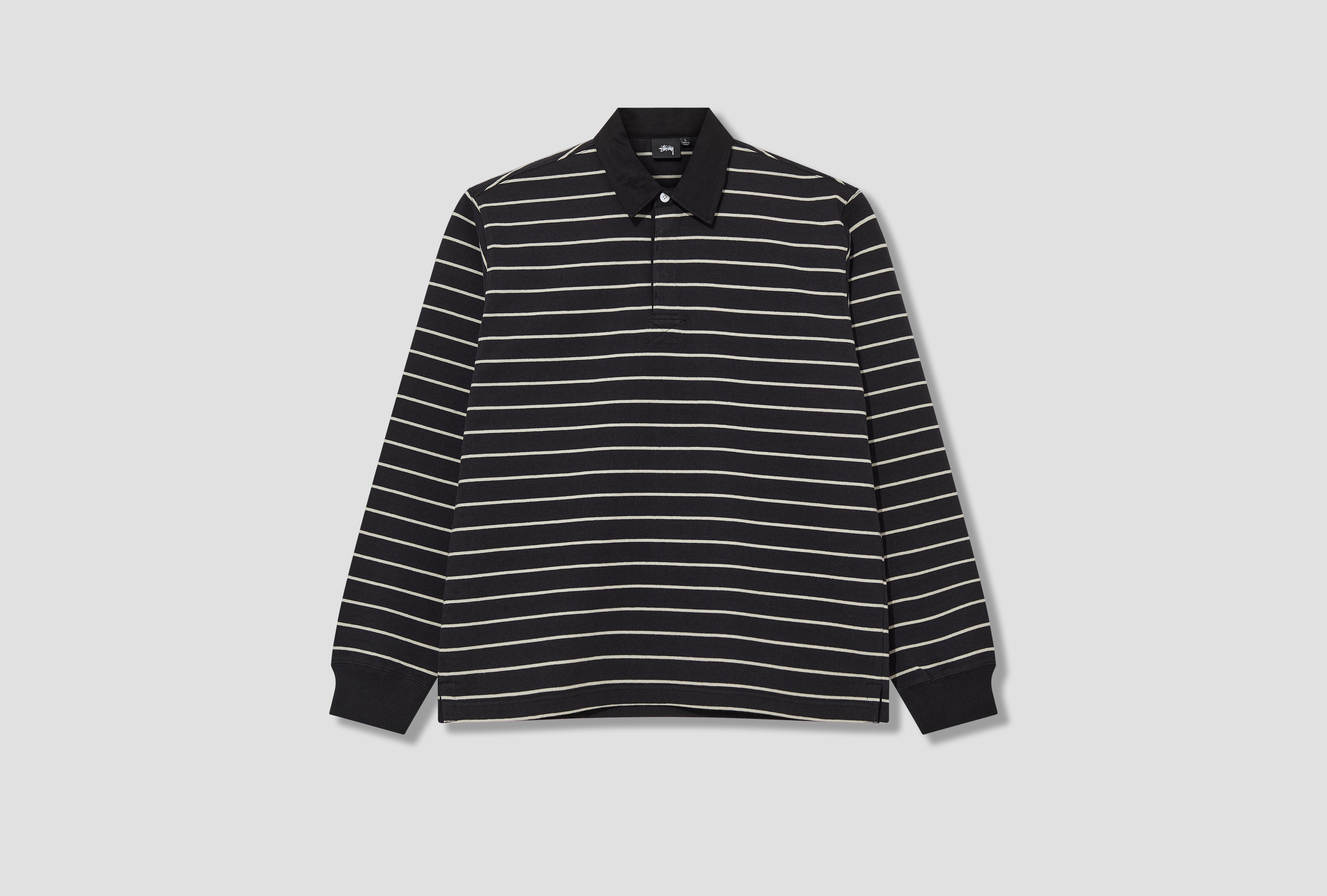 PIN STRIPED RUGBY 1140372 Black