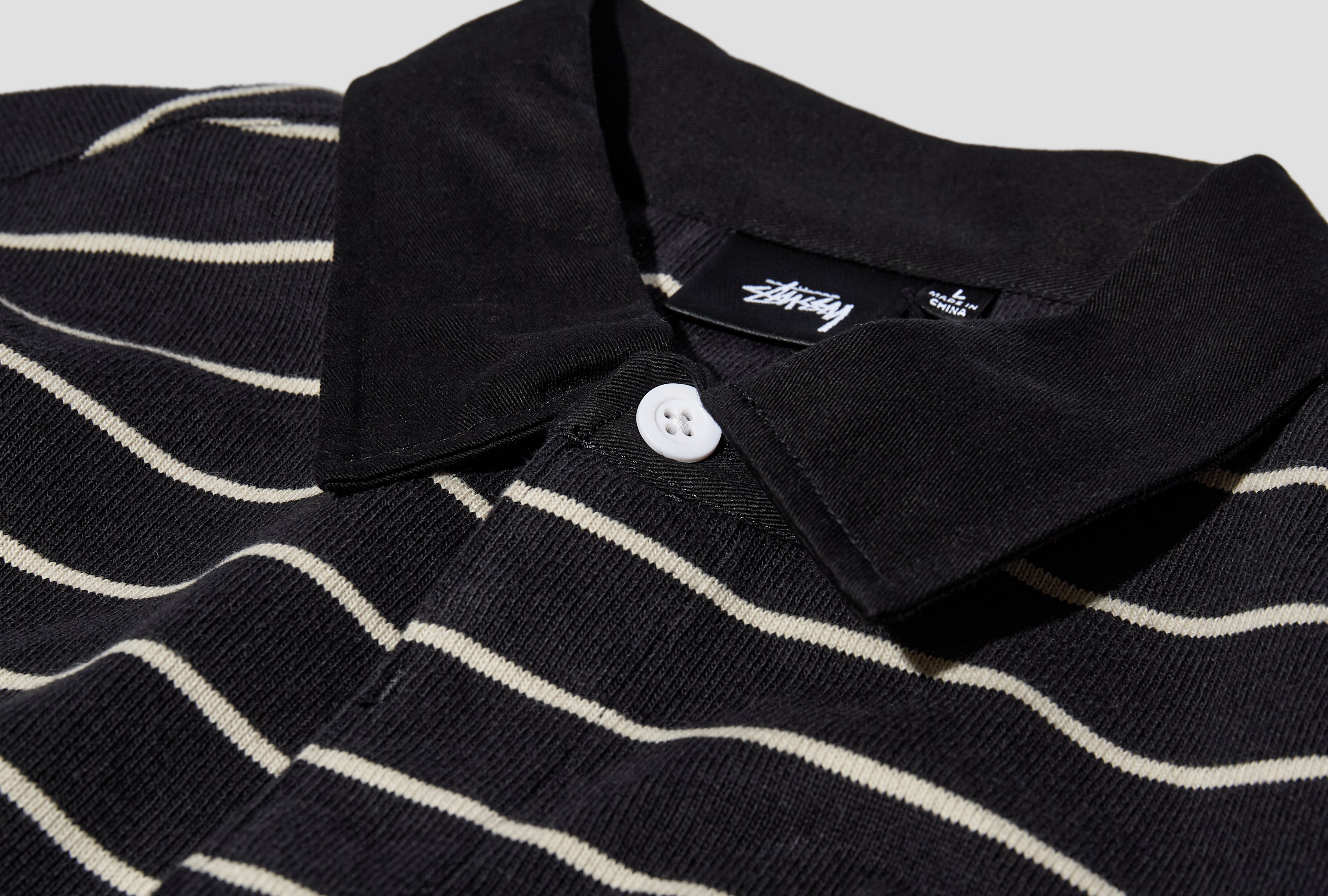 PIN STRIPED RUGBY 1140372 Black