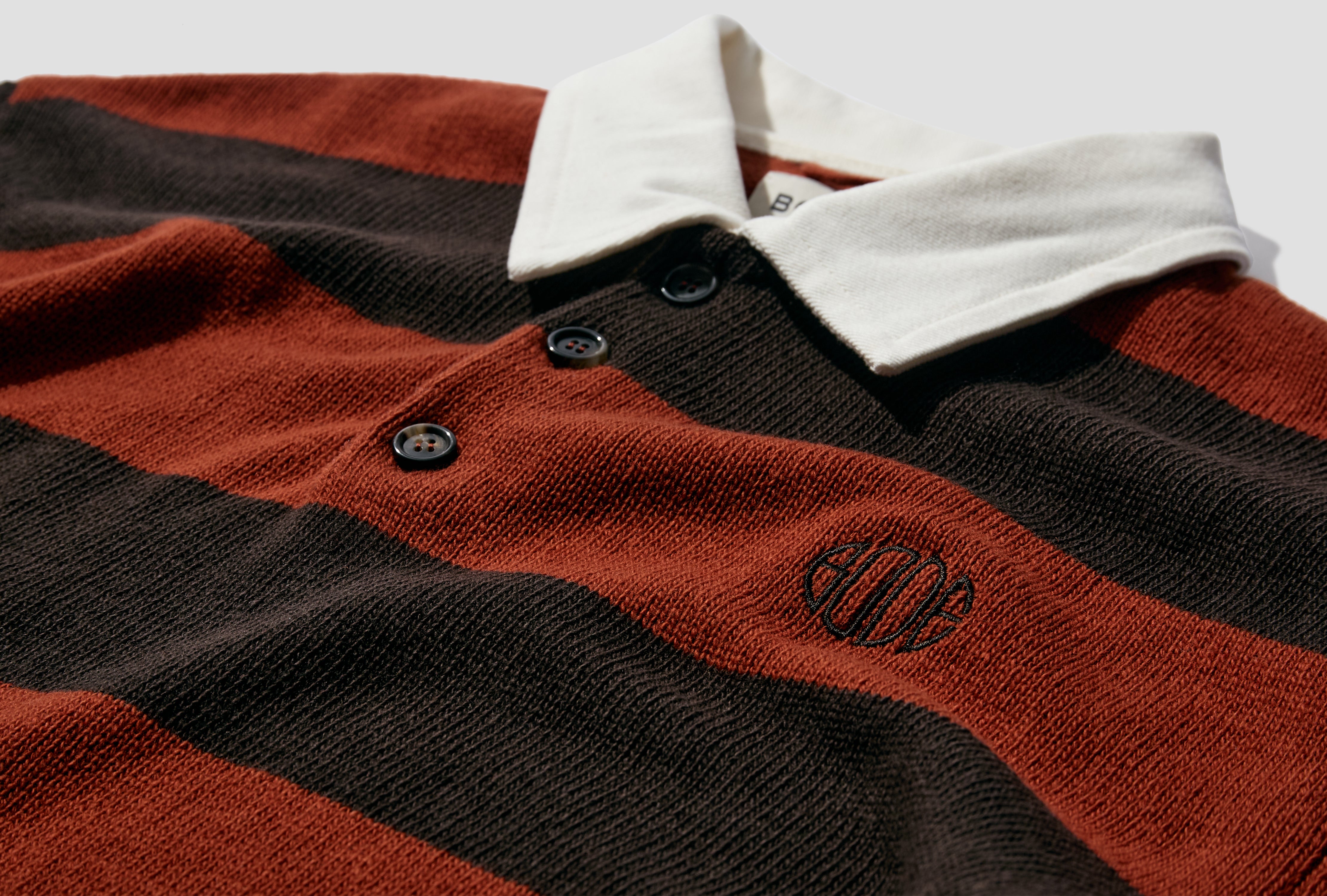 PINE STRIPE POLO MRF25KT005 Brown