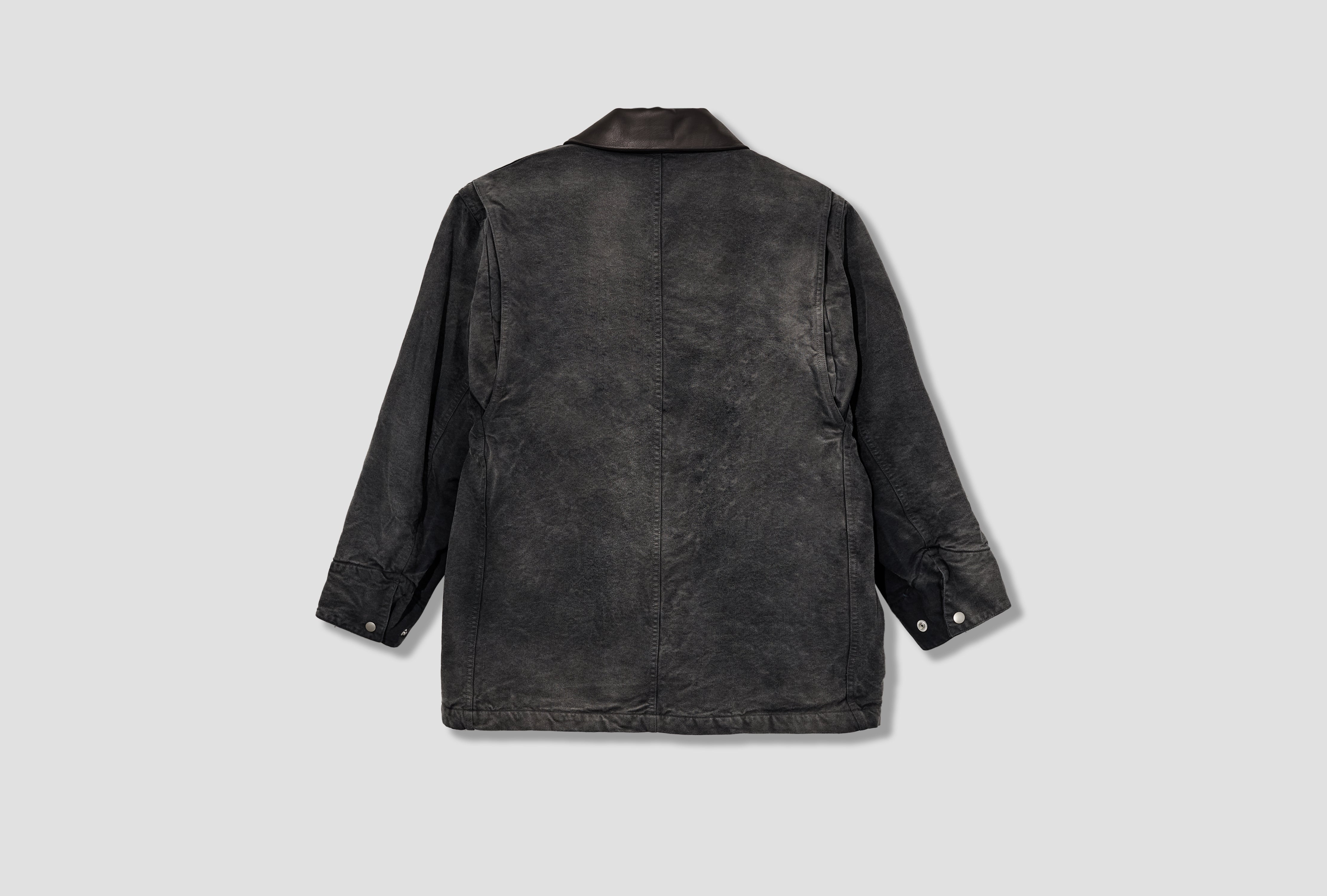 PRODUCT DYED ORGANIC COTTON DUCK BLOUSON A25AB01CD Black