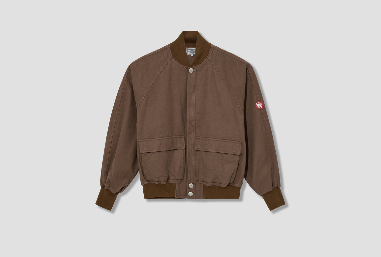 COTTON FLANNEL ZIP JACKET CES28JK15 Brown