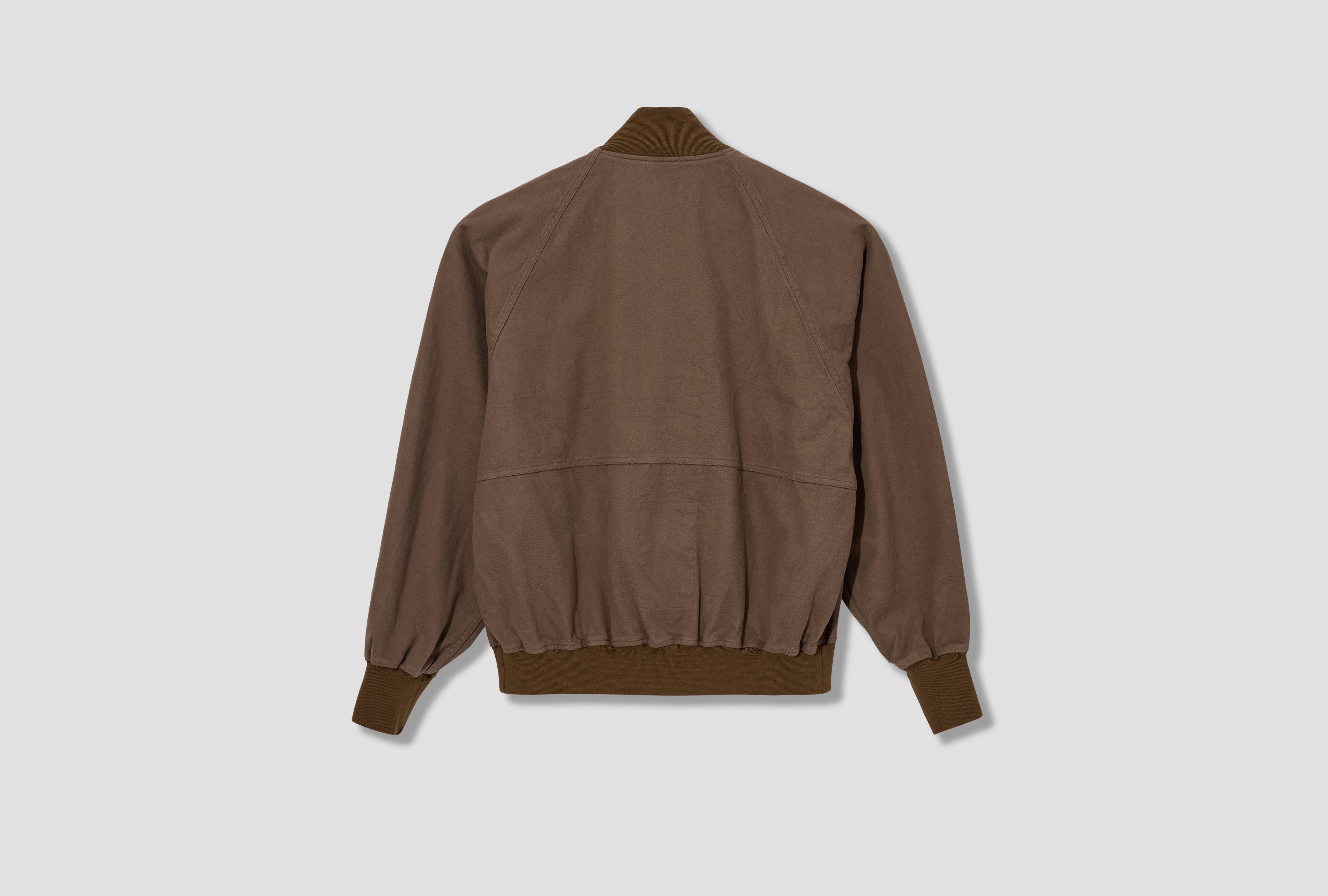 COTTON FLANNEL ZIP JACKET CES28JK15 Brown