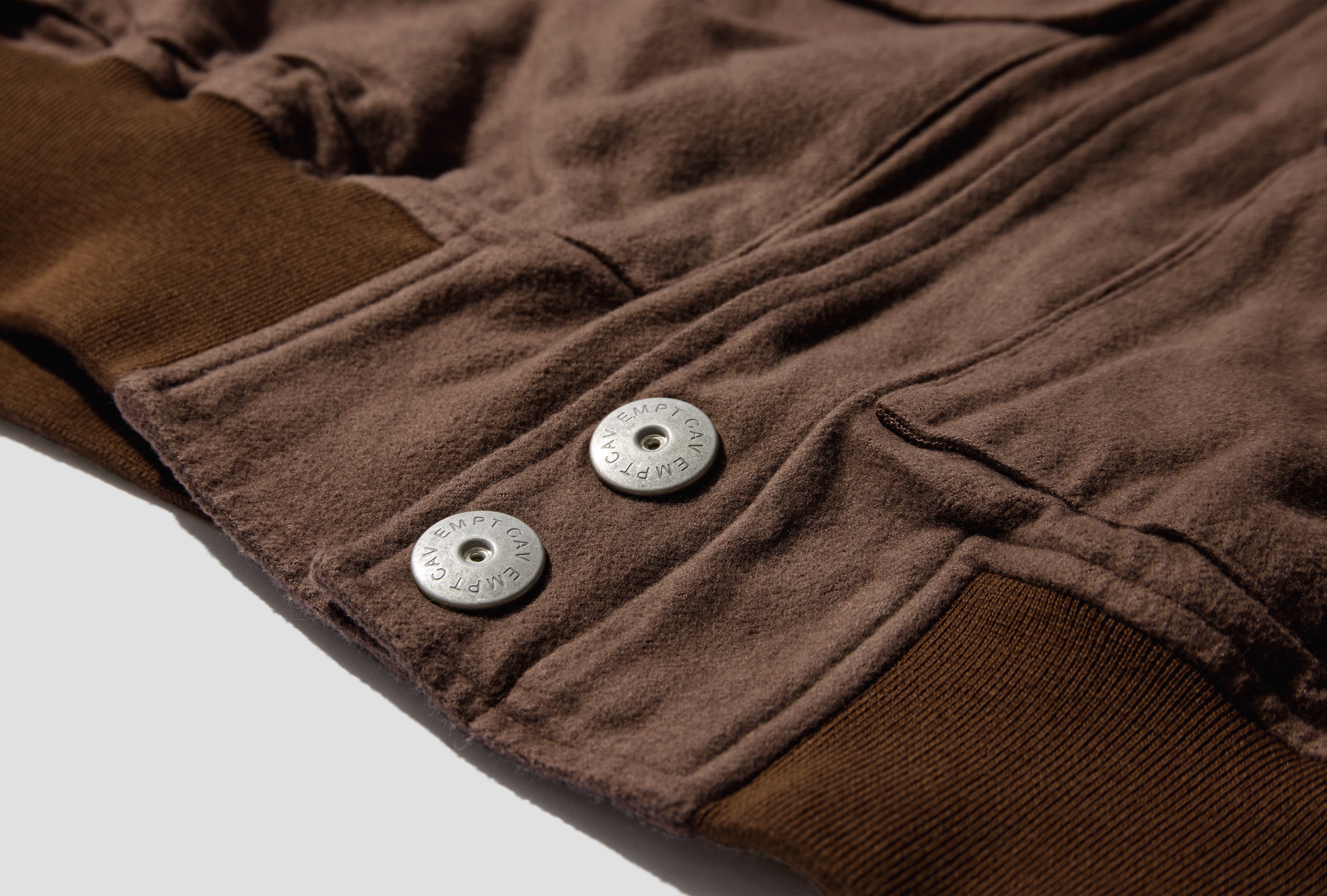 COTTON FLANNEL ZIP JACKET CES28JK15 Brown