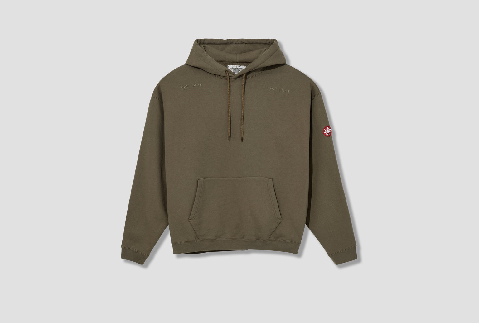 SOLID LOOSE HOODY GREEN CES28CS13 Green