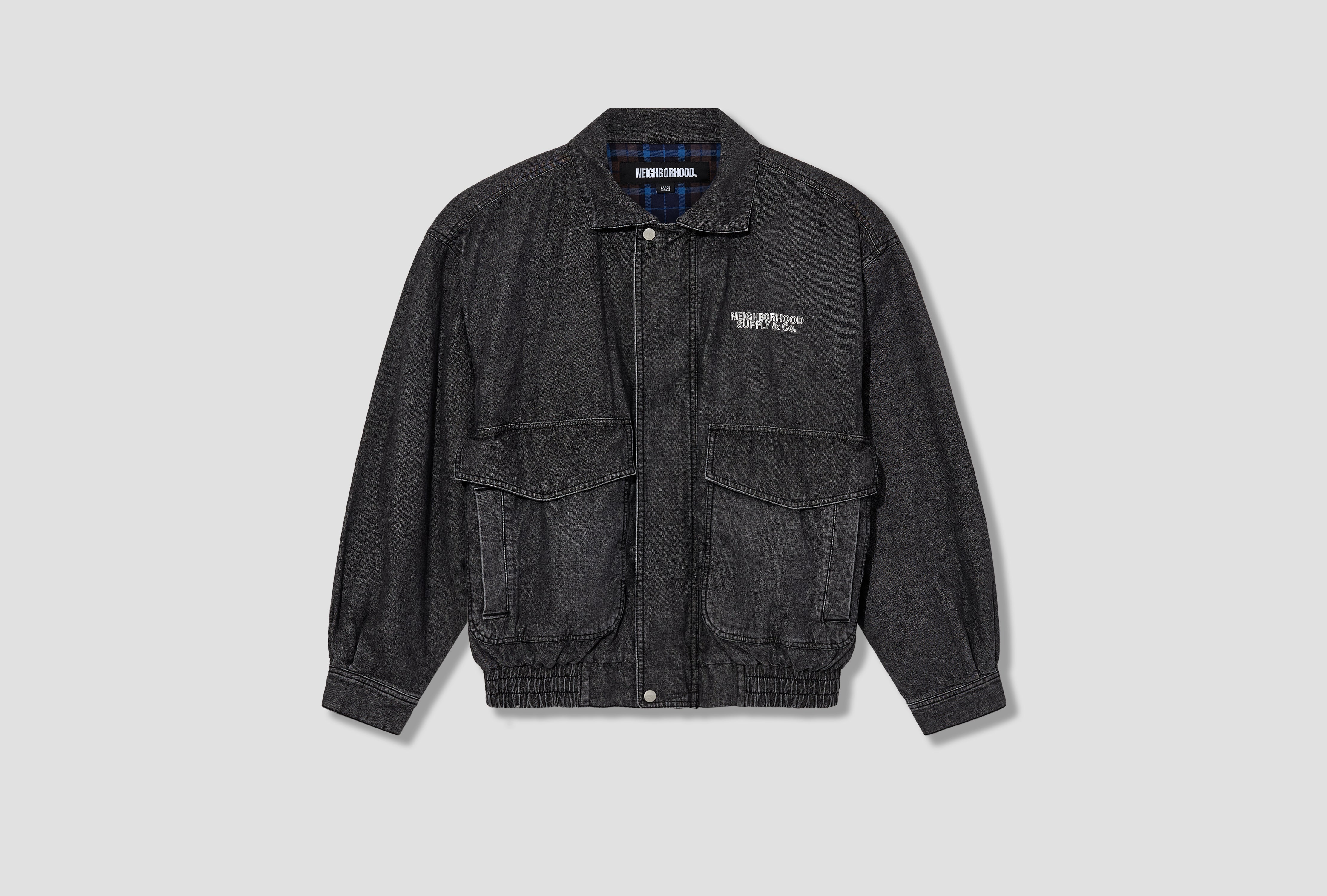 DENIM DAD JACKET 252SPNH-JKM01 Black