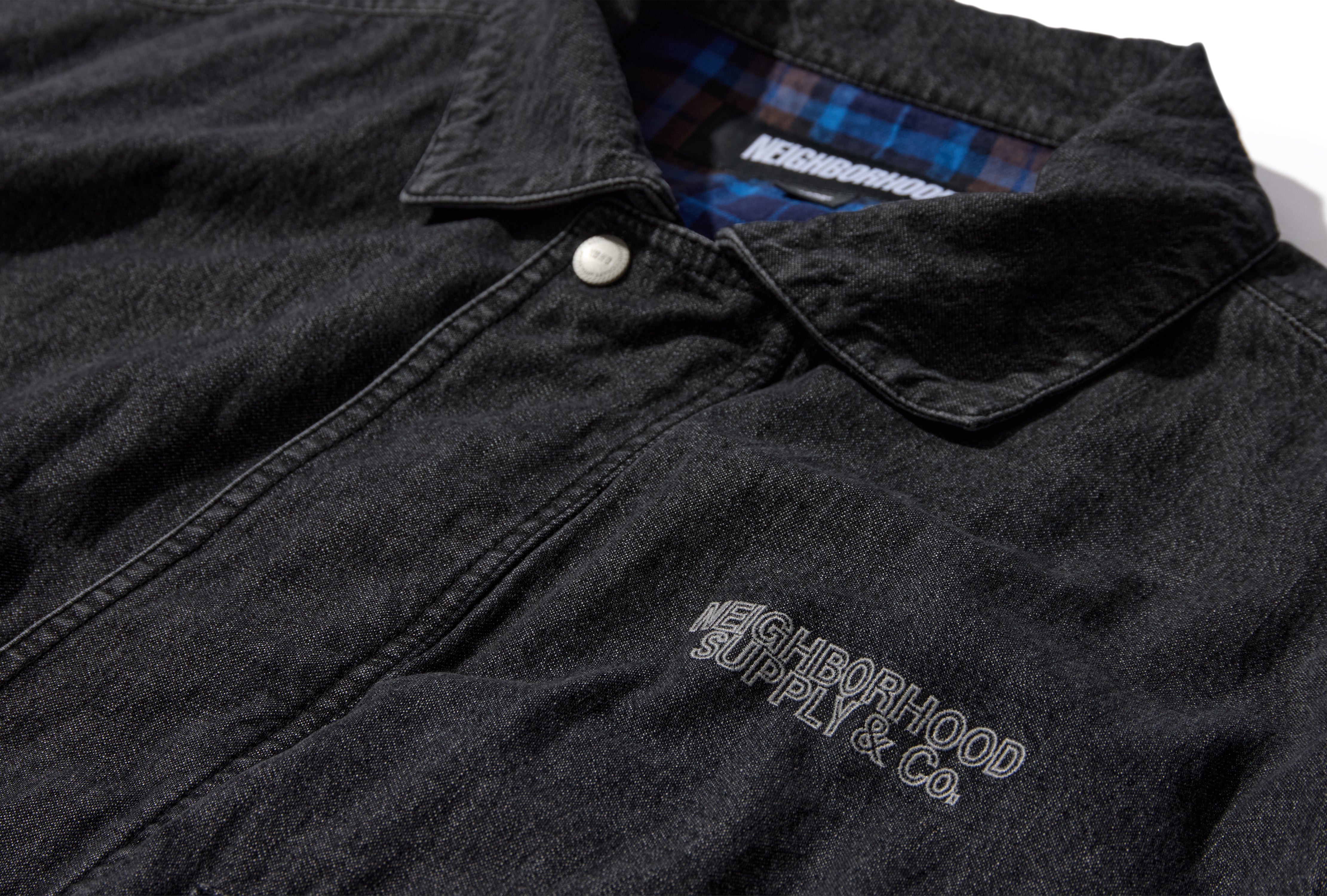 DENIM DAD JACKET 252SPNH-JKM01 Black