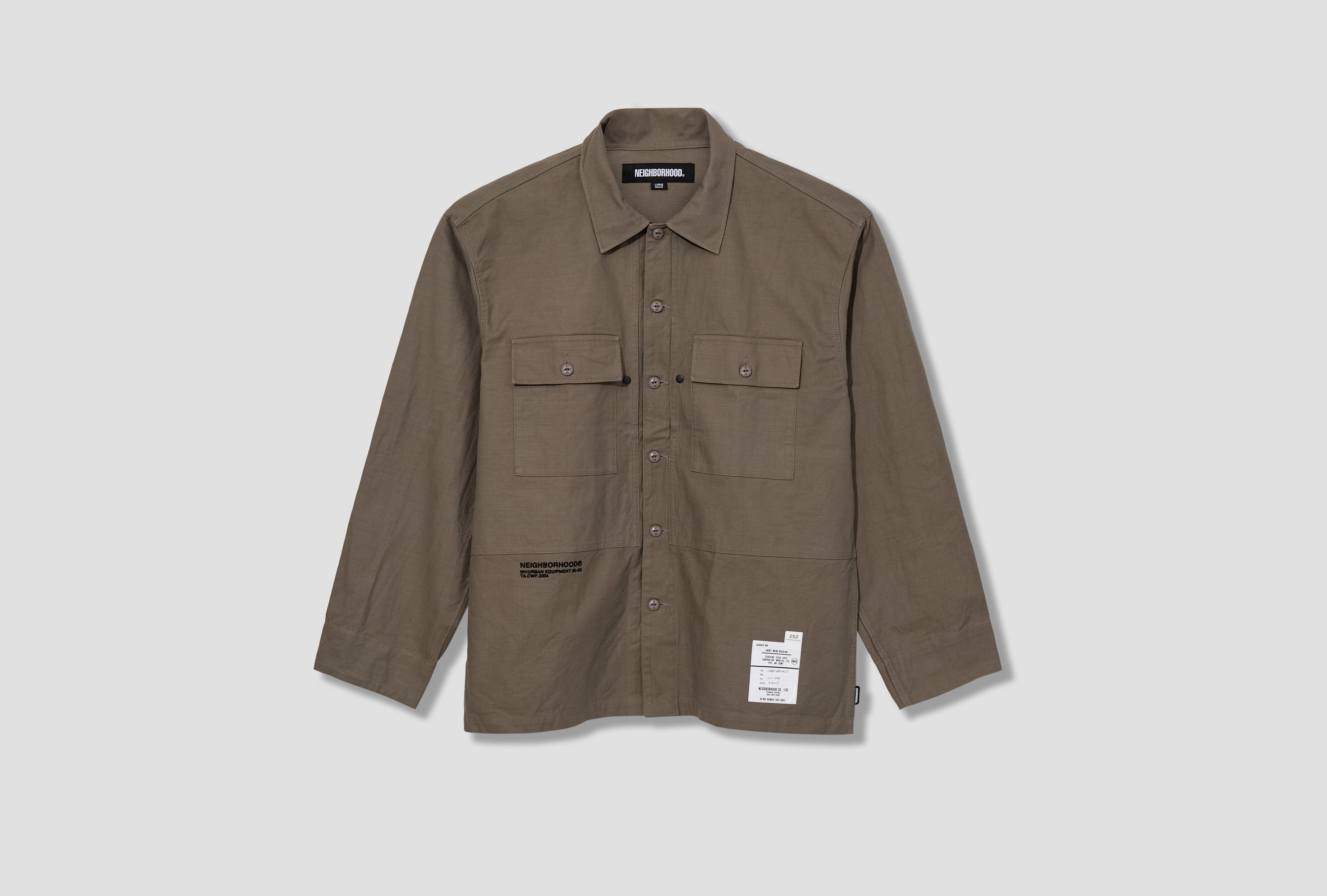 FATIGUE SHIRT LS 252TSNH-SHM09 Grey