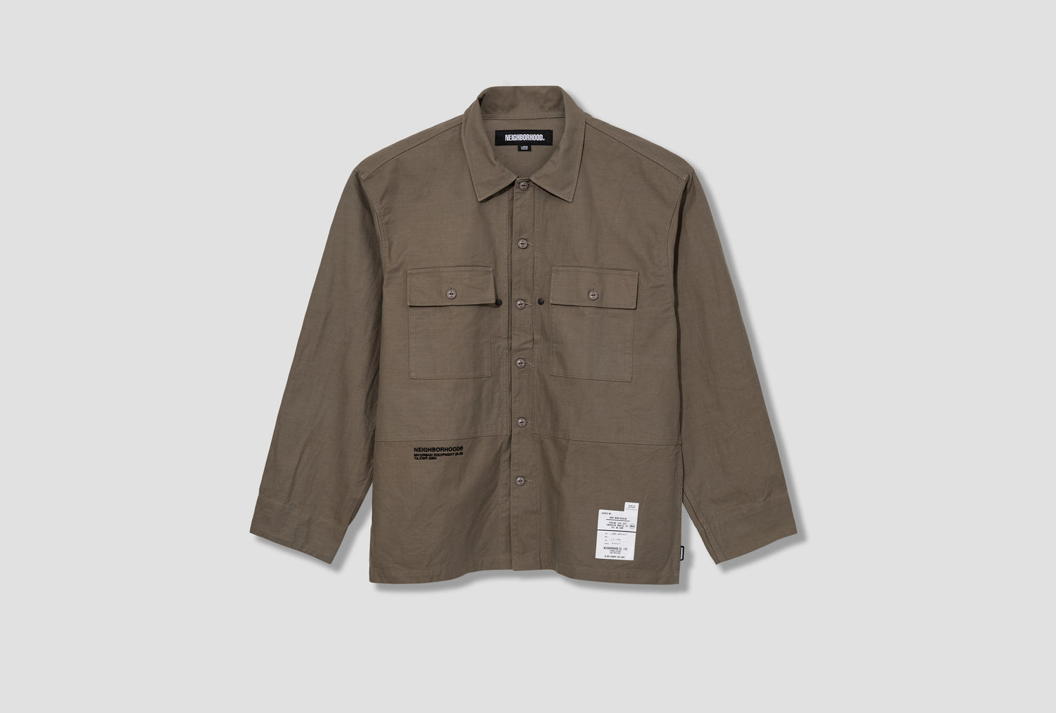 FATIGUE SHIRT LS 252TSNH-SHM09 Grey