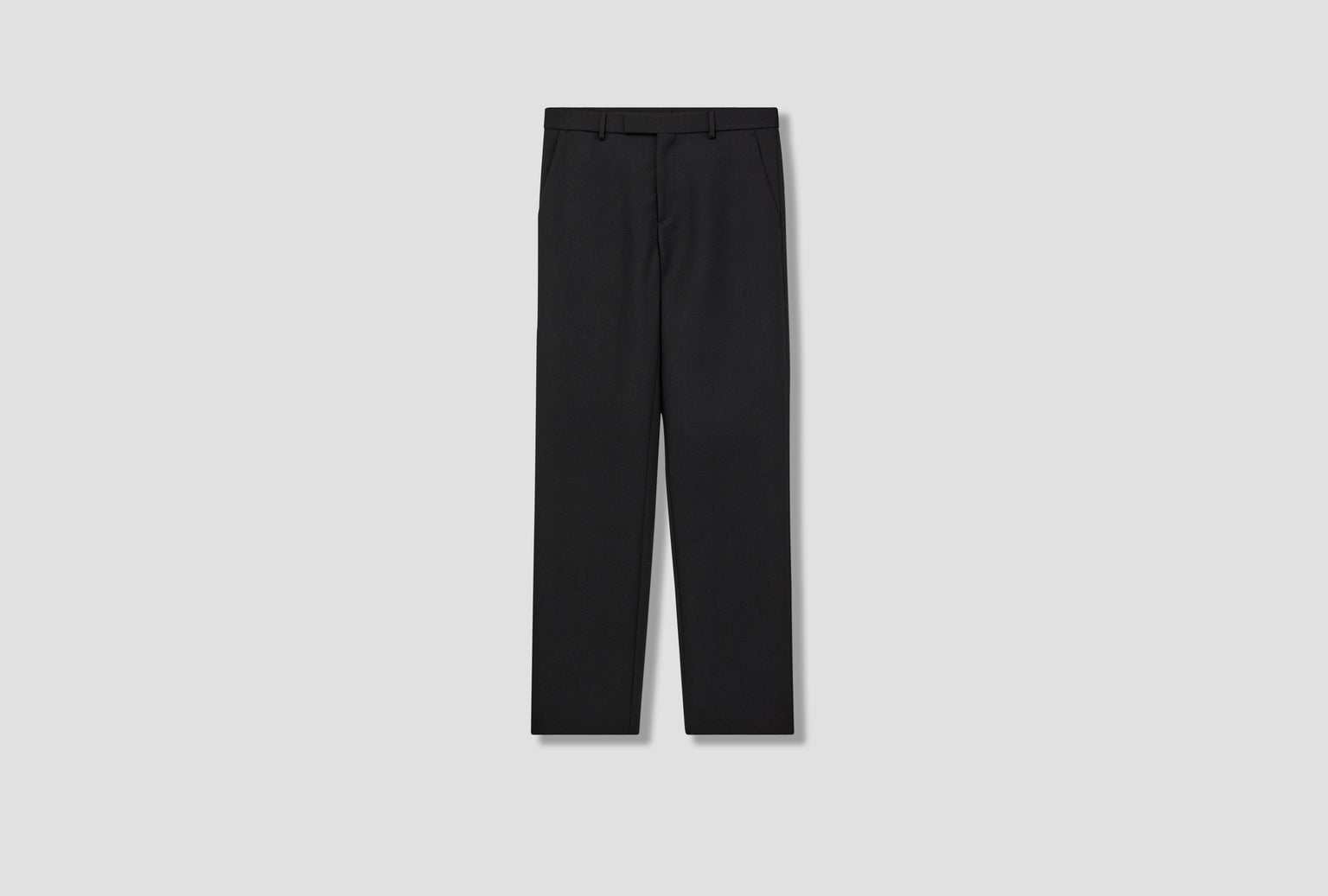 TROUSERS FITTED MEN - RUSTIC WOOL / BLACK RUSTIC TRS27 WVR