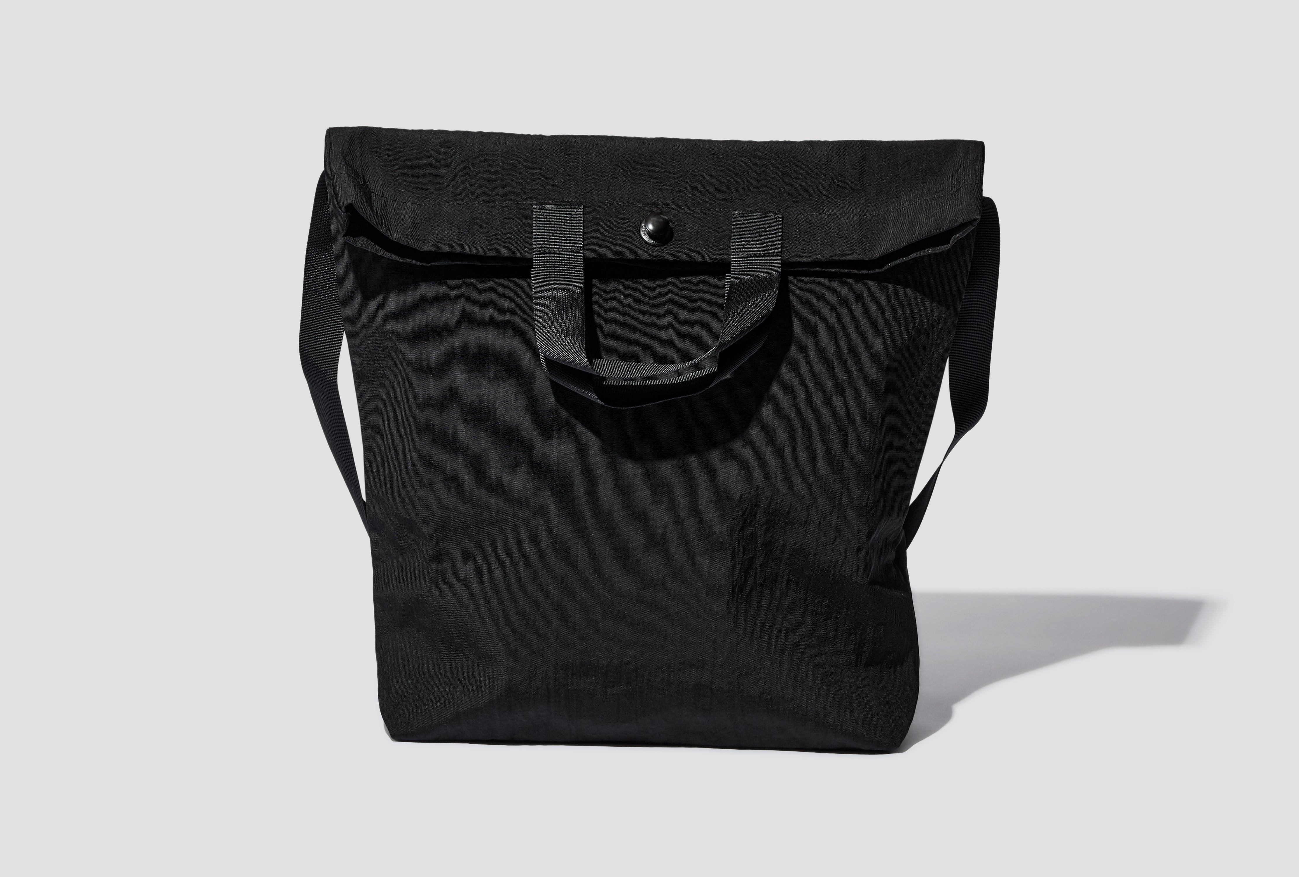 MULTI HANDLE TOTE - BLACK NYLON R0B1