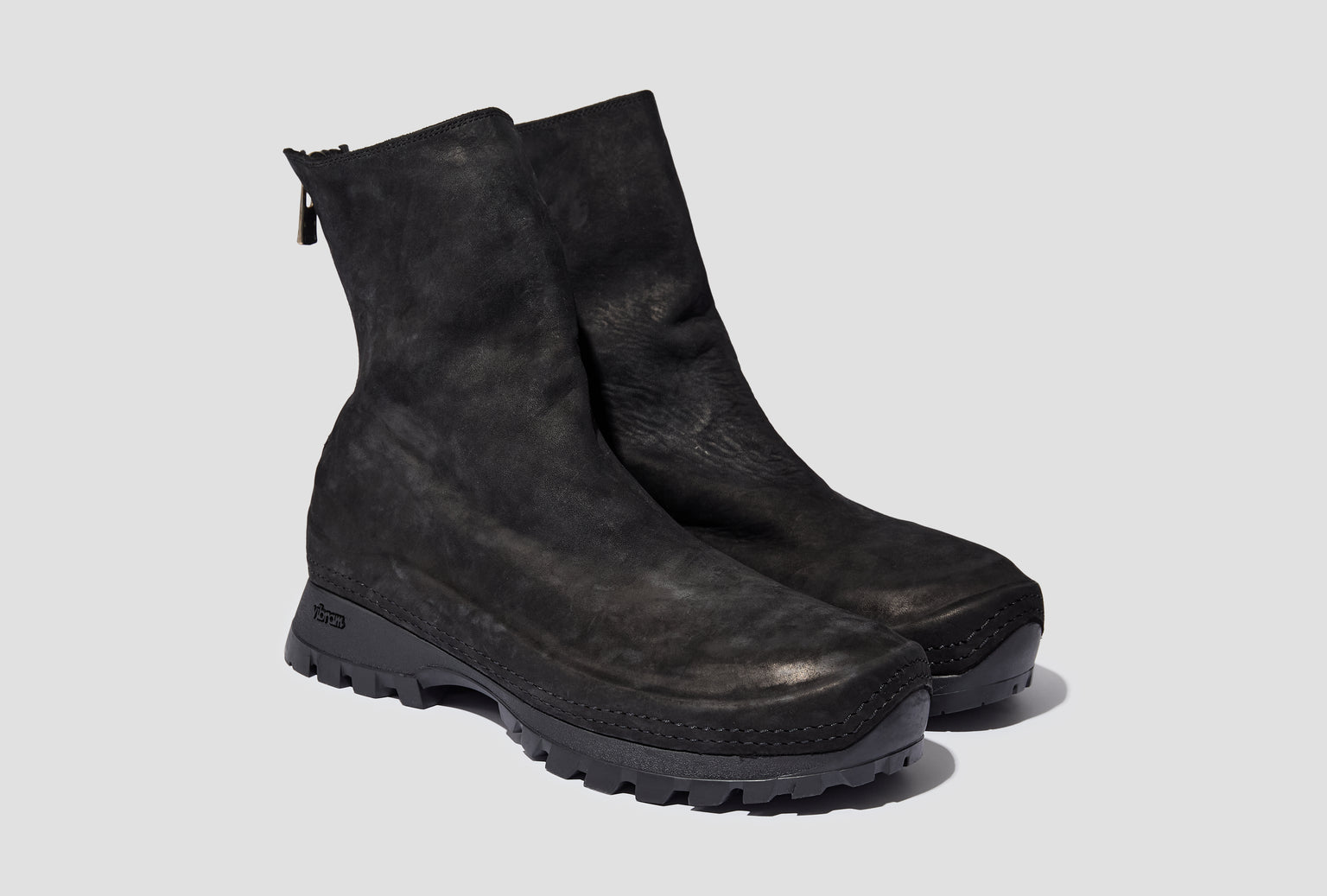 GUIDI CUSTOM VS BACK ZIP BOOTS C03-07015  Black