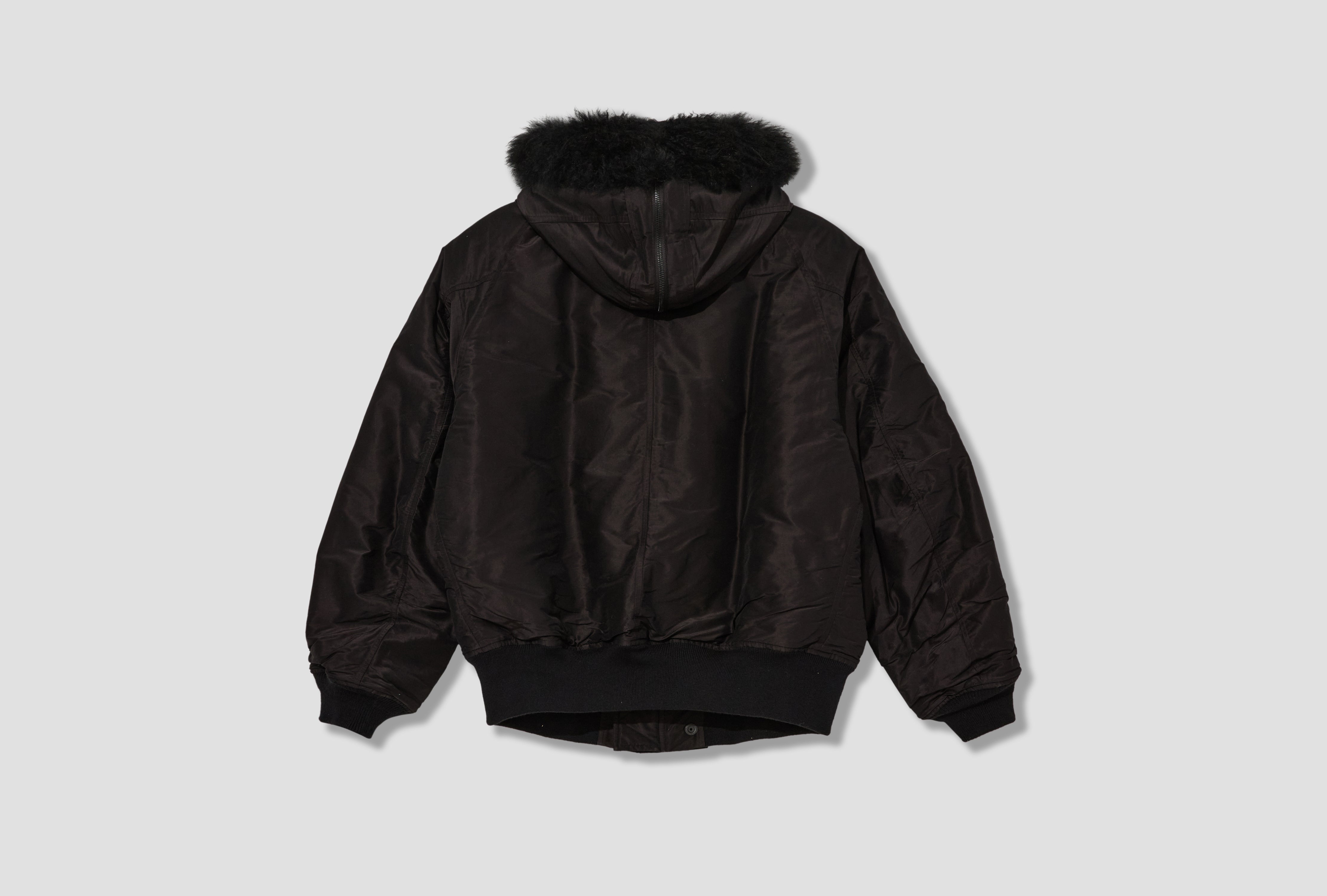 COTTON SILK MILITARY HOODED JACKET C03-01031 Brown