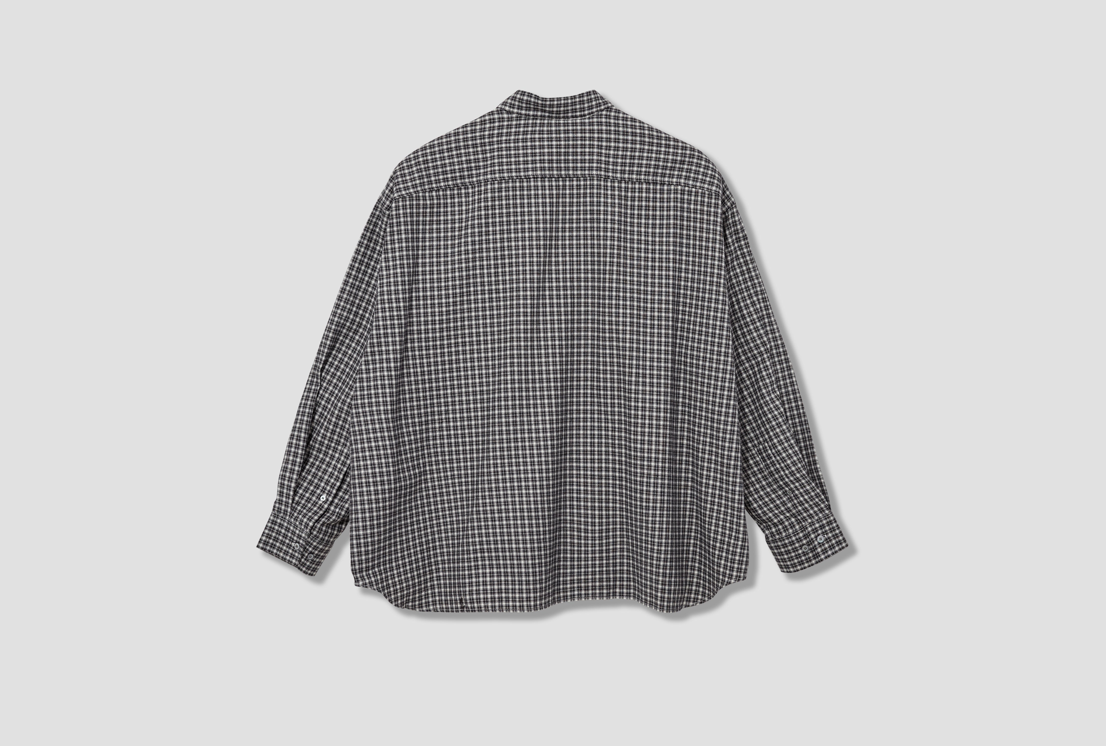 SOFFIA LS WASHED FLANNEL CHECK BB0667 Black