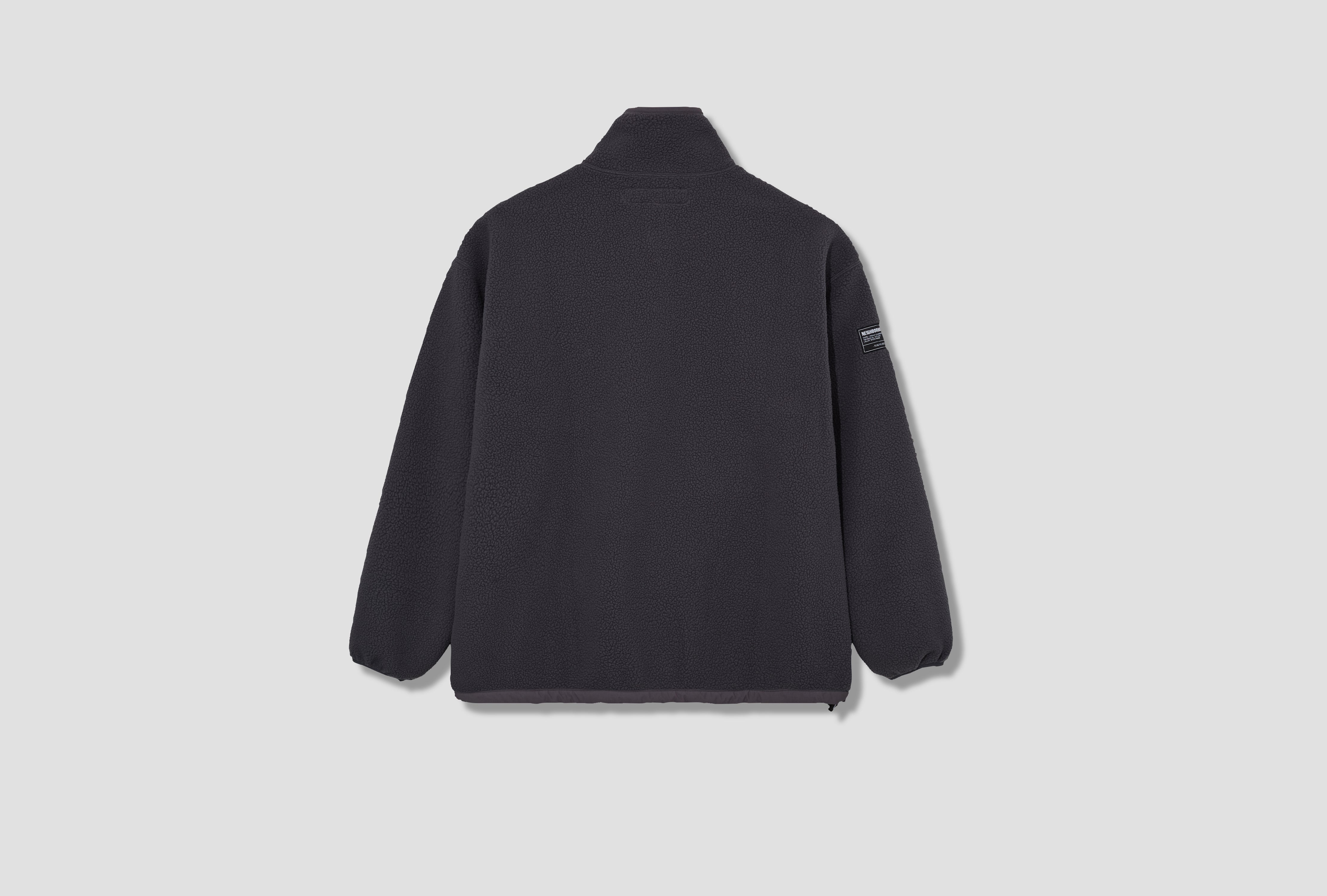 FLEECE STAND COLLAR LS 252FPNH-CSM02 Grey