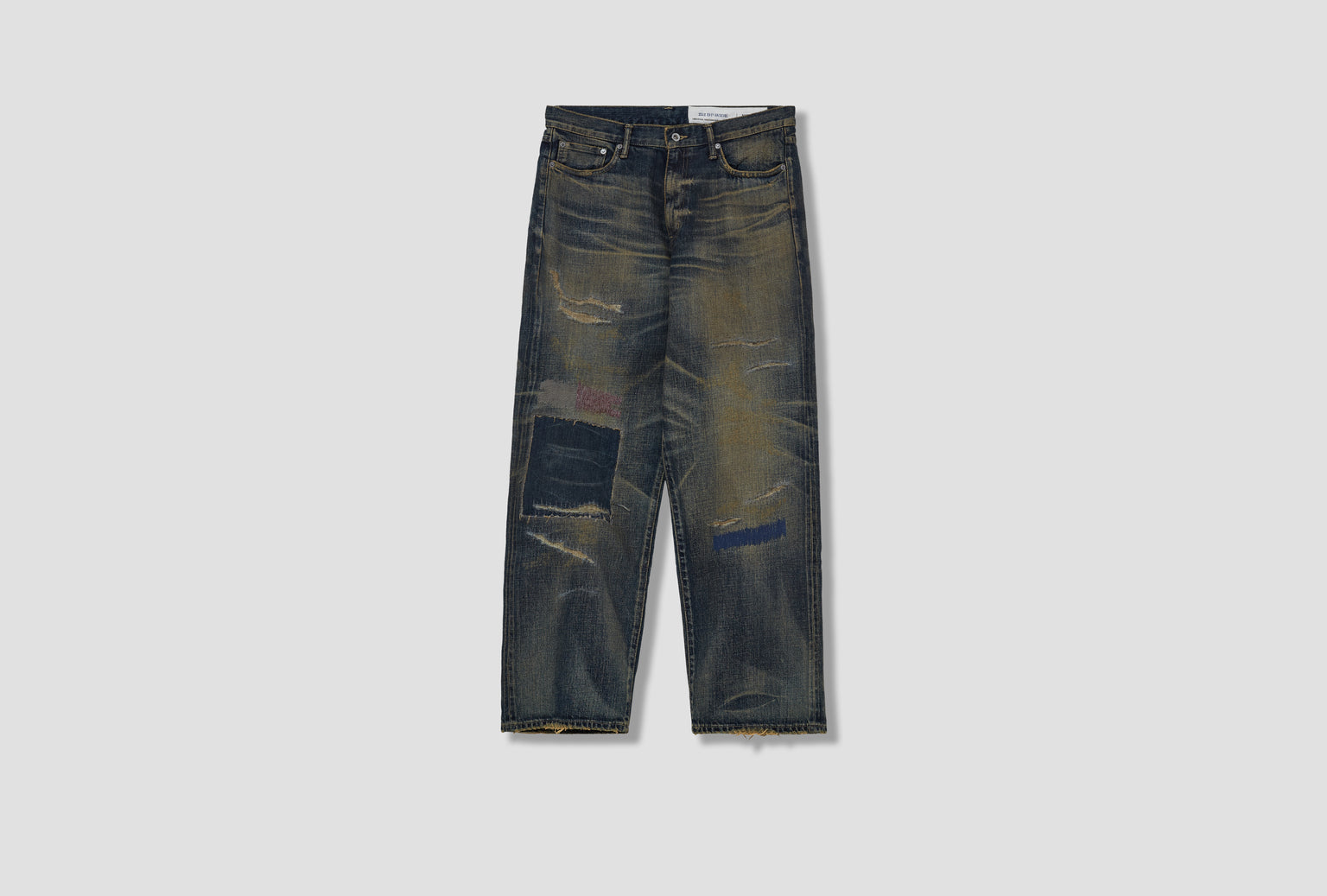 SAVAGE DENIM DP WIDE PANTS 252XBNH-PTM07 Blue