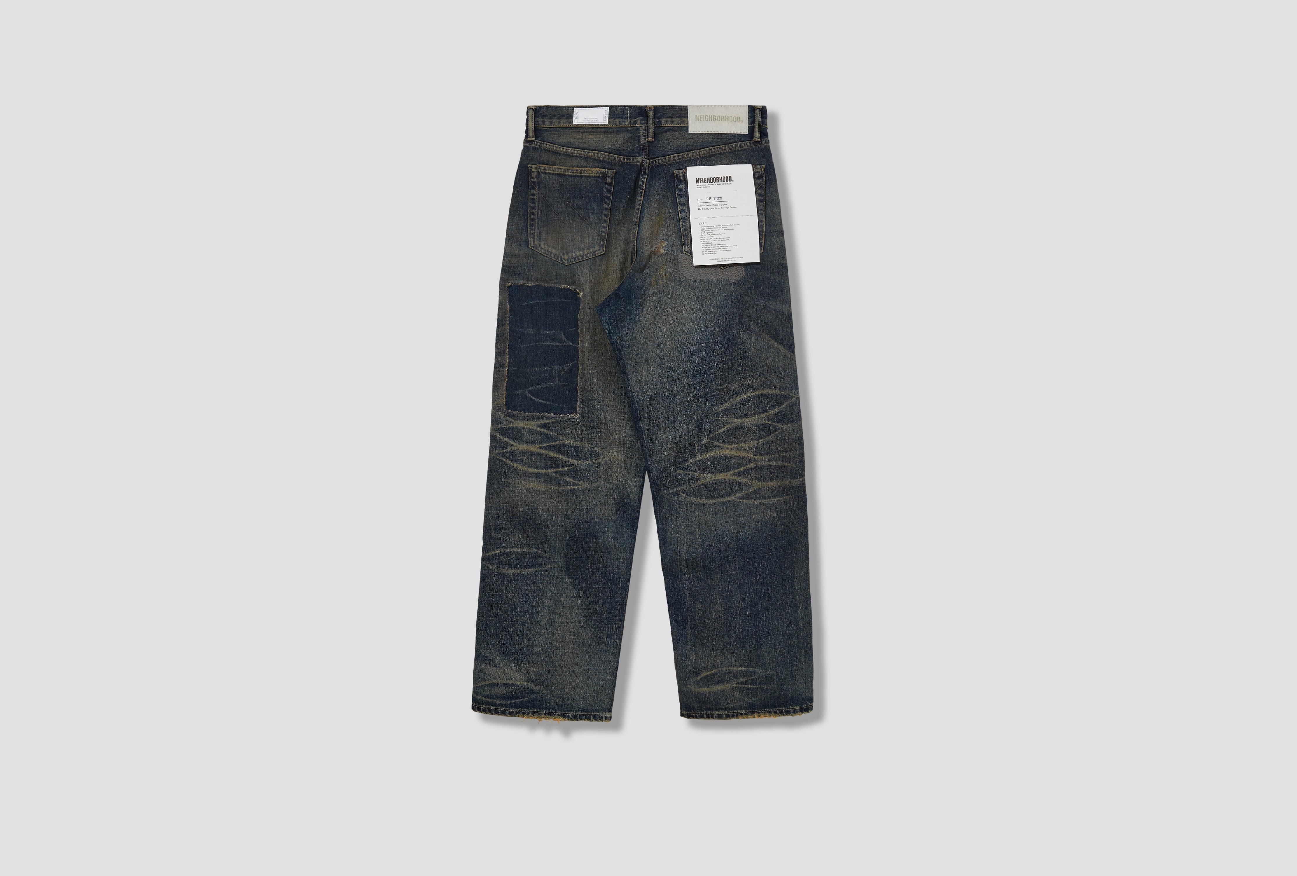 SAVAGE DENIM DP WIDE PANTS 252XBNH-PTM07 Blue