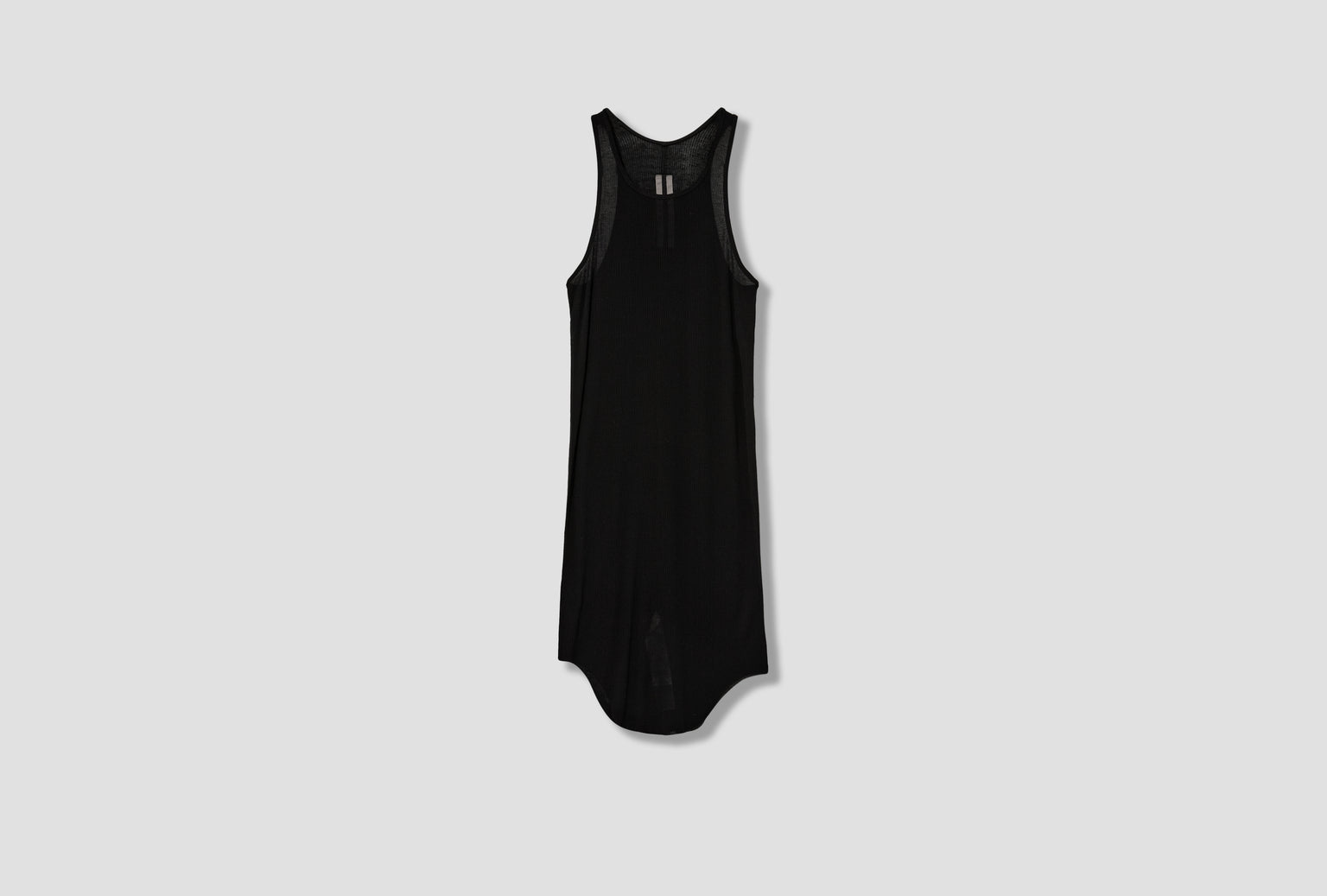 BASIC RIB TANK - VISCOSE SILK RIB JERSEY / BLACK RU01F2150 RC
