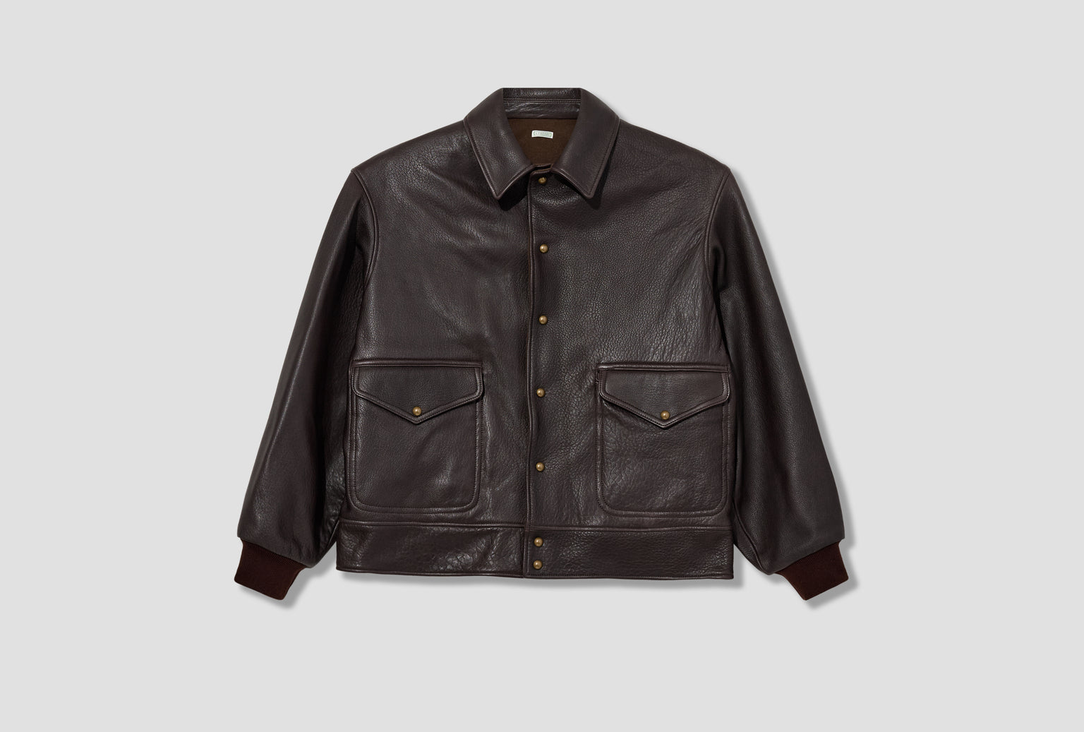 LEATHER A-1 FLIGHT JACKET 26SAP-01-48 Brown