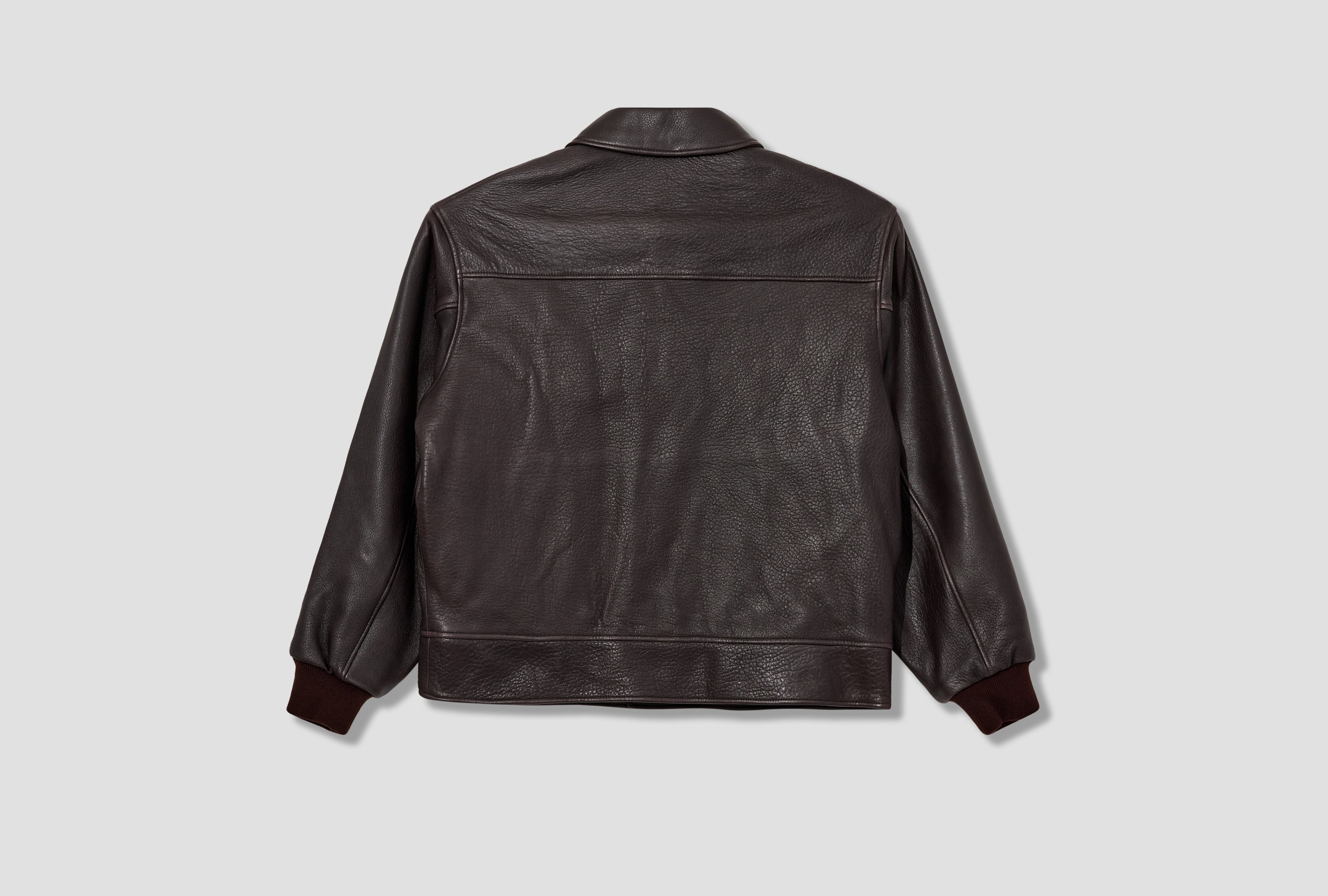 LEATHER A-1 FLIGHT JACKET 26SAP-01-48 Brown